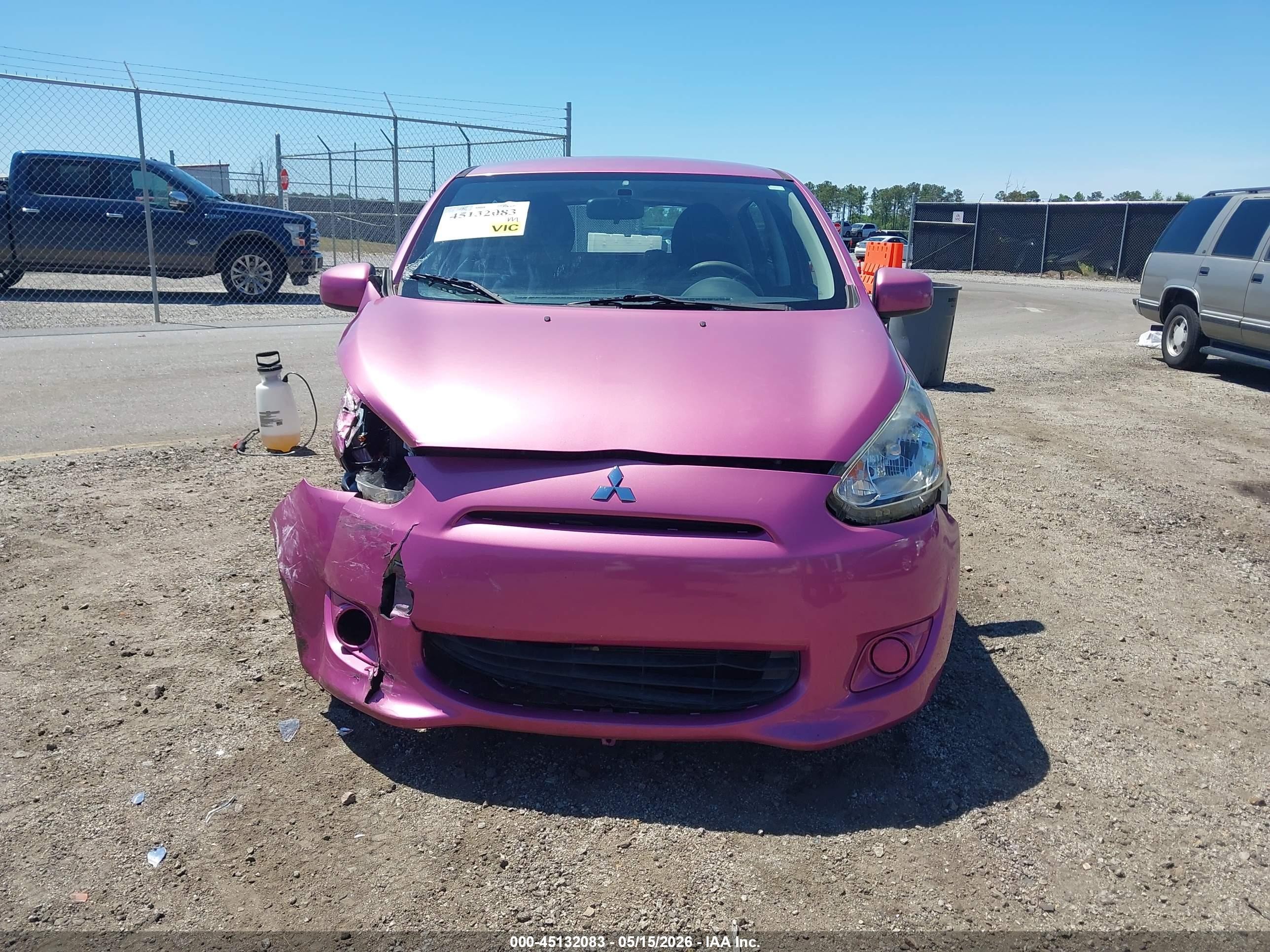 2015 Mitsubishi Mirage De Pink vin: ML32A3HJ8FH043373