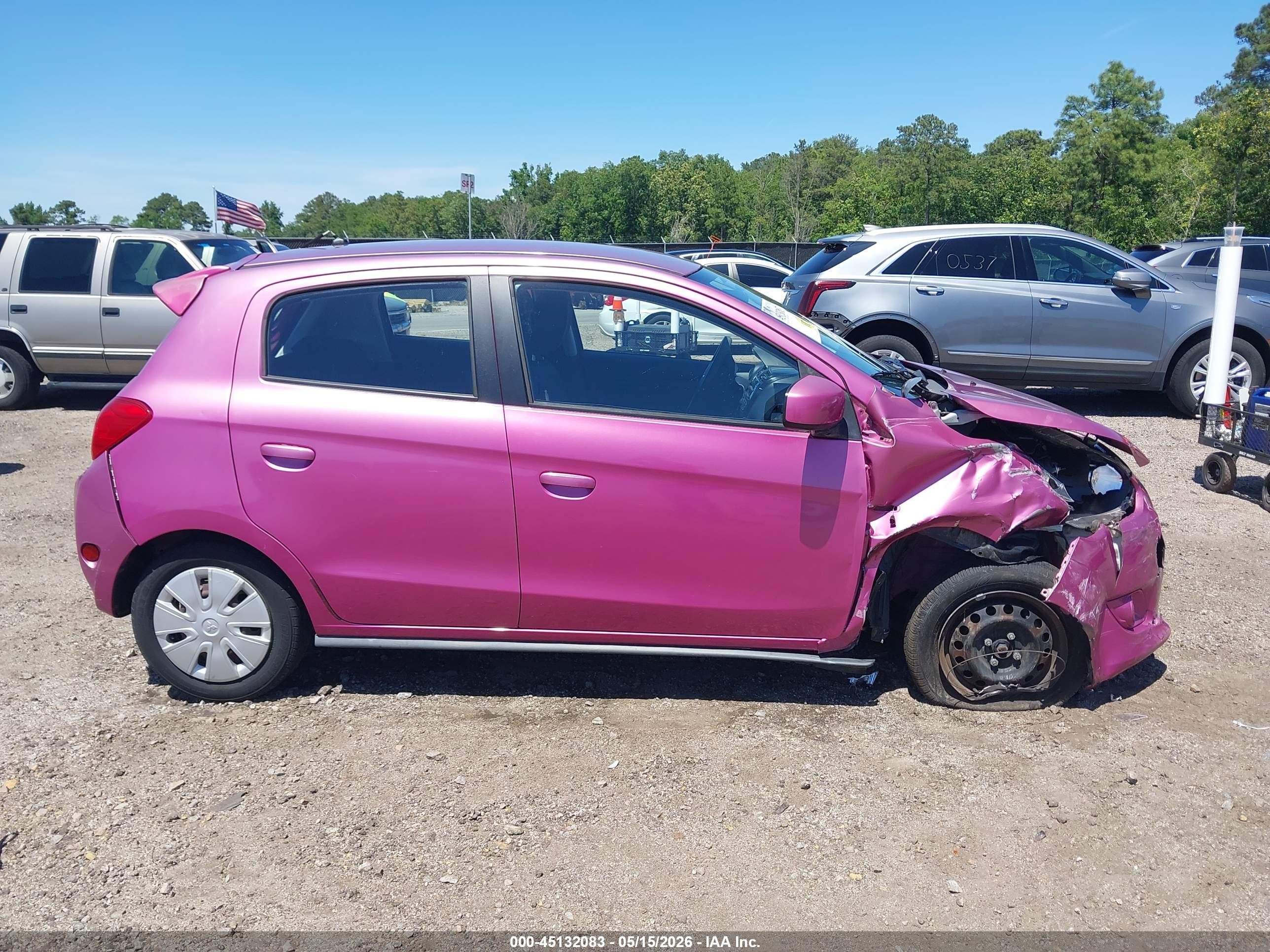 2015 Mitsubishi Mirage De Pink vin: ML32A3HJ8FH043373