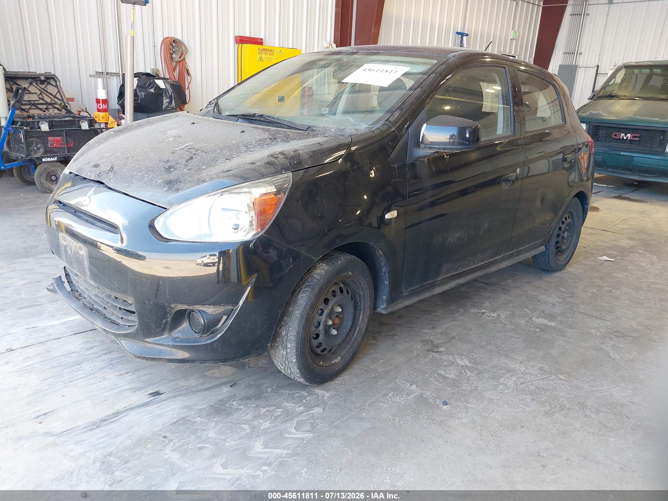 2015 Mitsubishi Mirage De Black vin: ML32A3HJ8FH047262