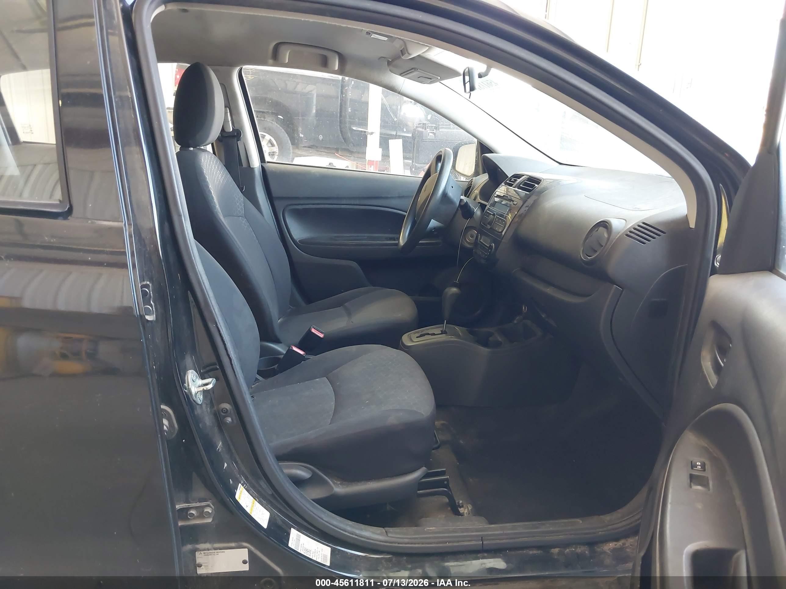 2015 Mitsubishi Mirage De Black vin: ML32A3HJ8FH047262