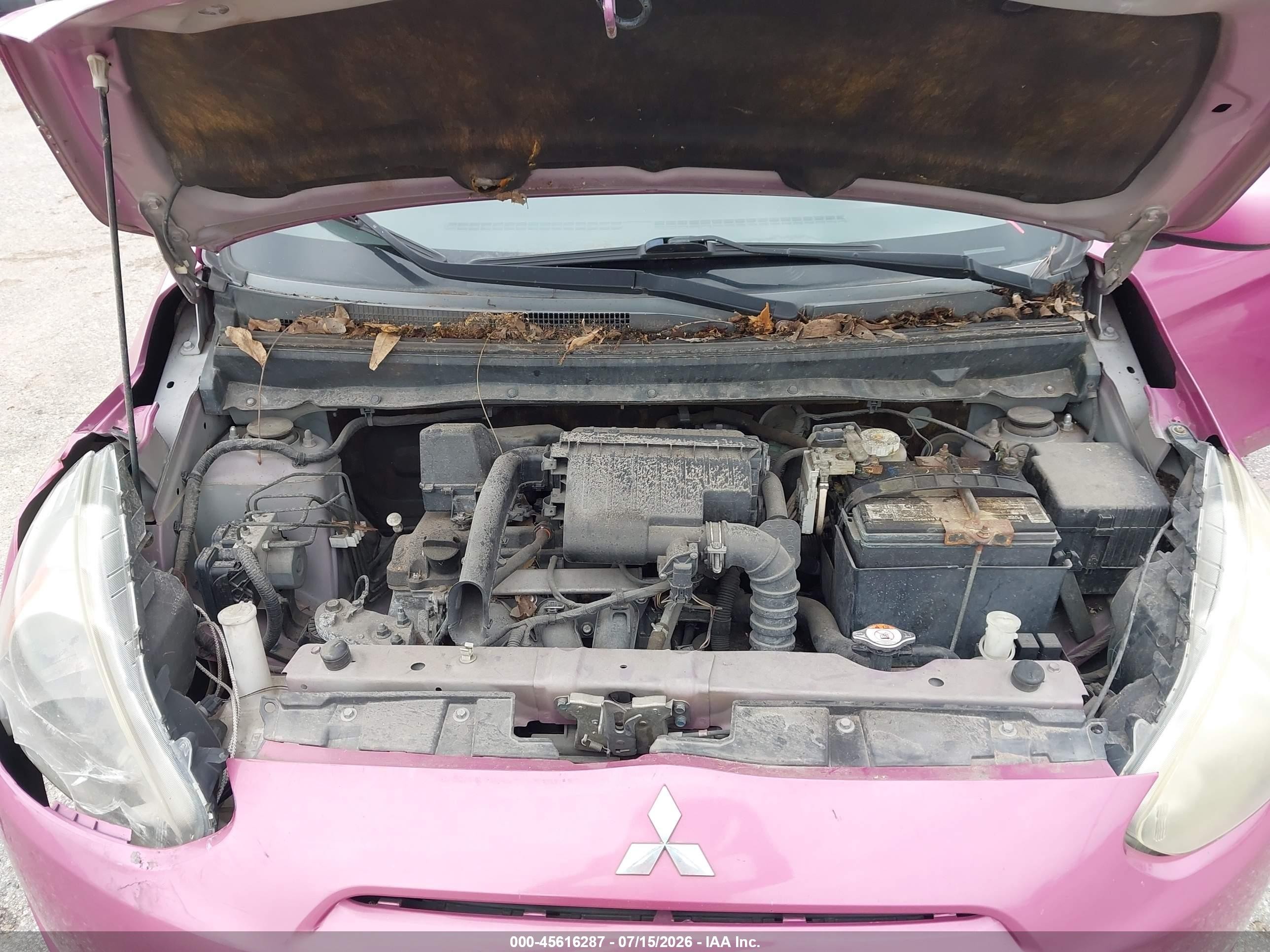 2015 Mitsubishi Mirage De Pink vin: ML32A3HJ8FH050131