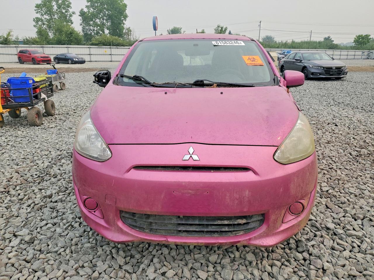 2015 Mitsubishi Mirage De Pink vin: ML32A3HJ8FH056317
