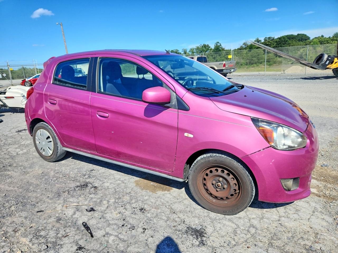 2014 Mitsubishi Mirage De Розовый vin: ML32A3HJ9EH007044