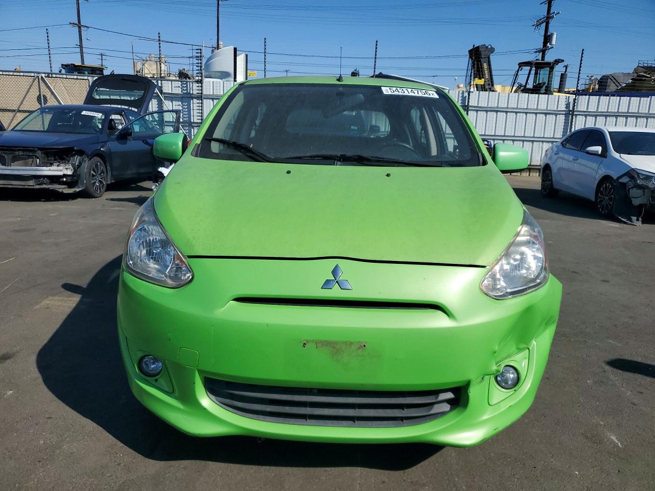 2014 Mitsubishi Mirage De Green vin: ML32A3HJ9EH016150