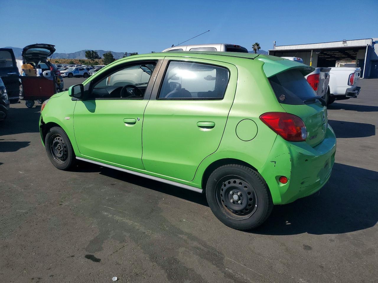 2014 Mitsubishi Mirage De Green vin: ML32A3HJ9EH016150