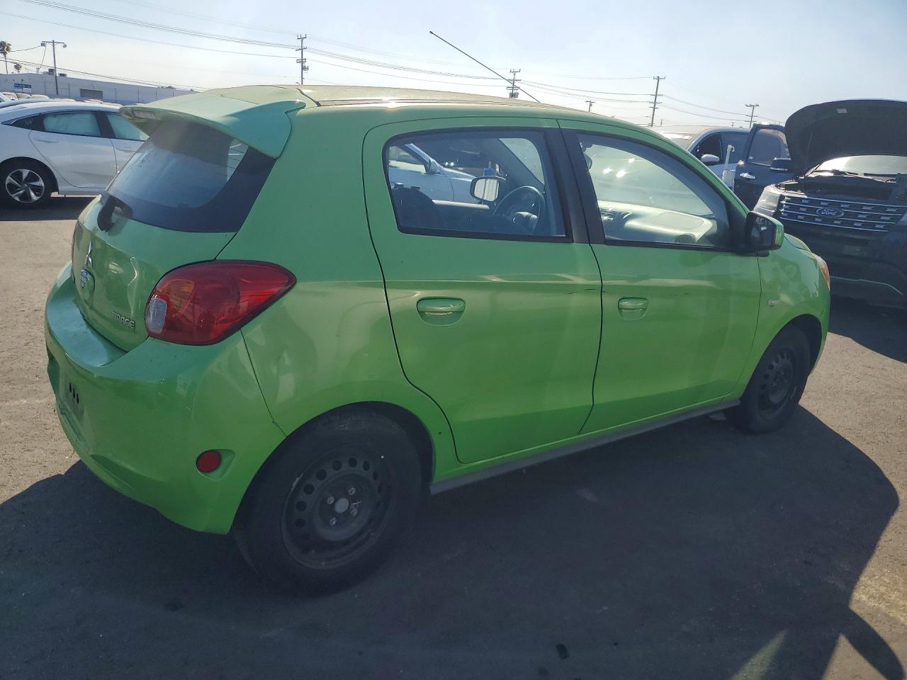 2014 Mitsubishi Mirage De Green vin: ML32A3HJ9EH016150