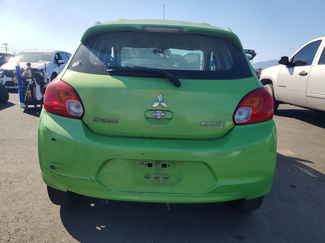 2014 Mitsubishi Mirage De Green vin: ML32A3HJ9EH016150