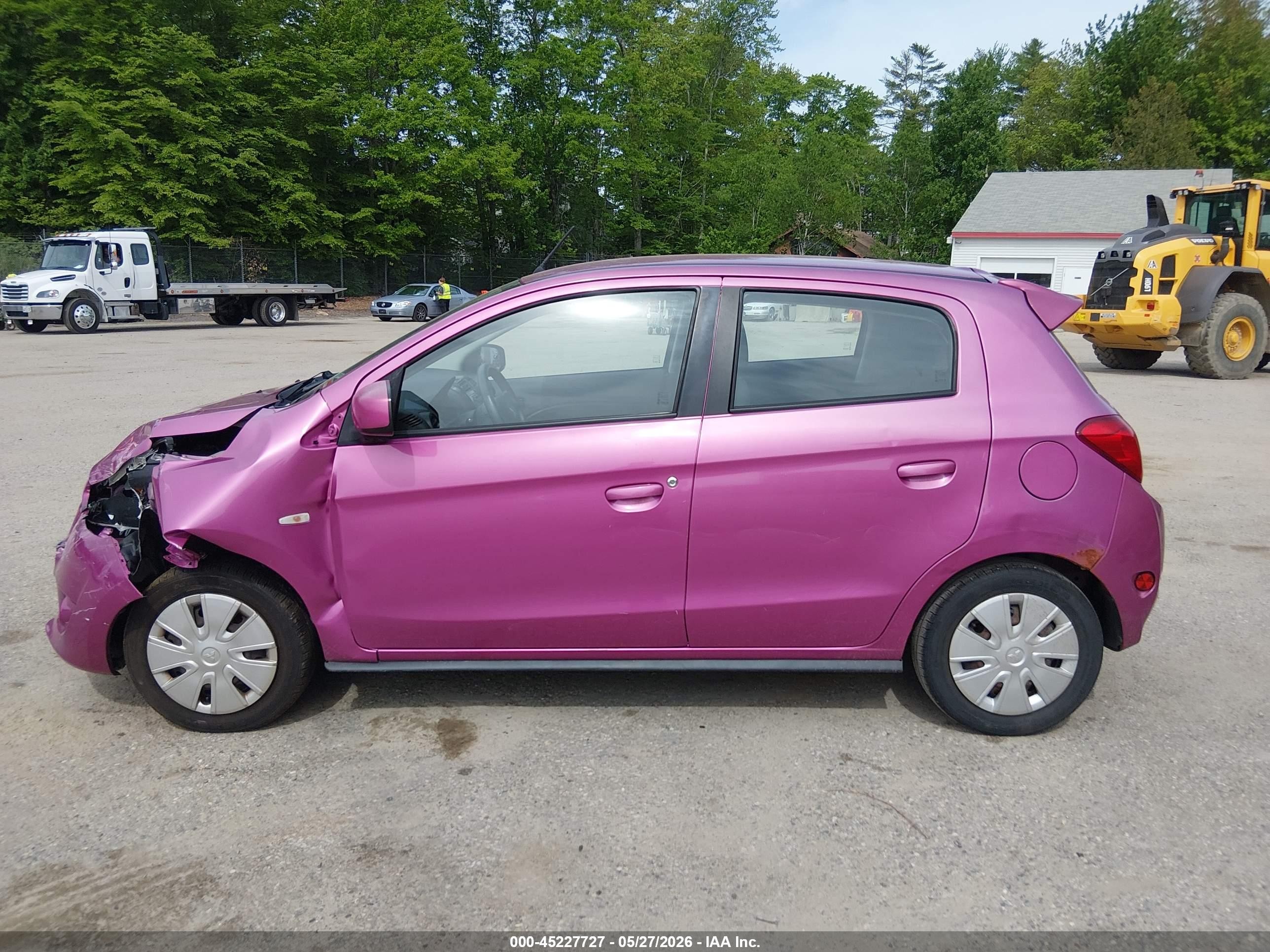 2014 Mitsubishi Mirage De Pink vin: ML32A3HJ9EH017914