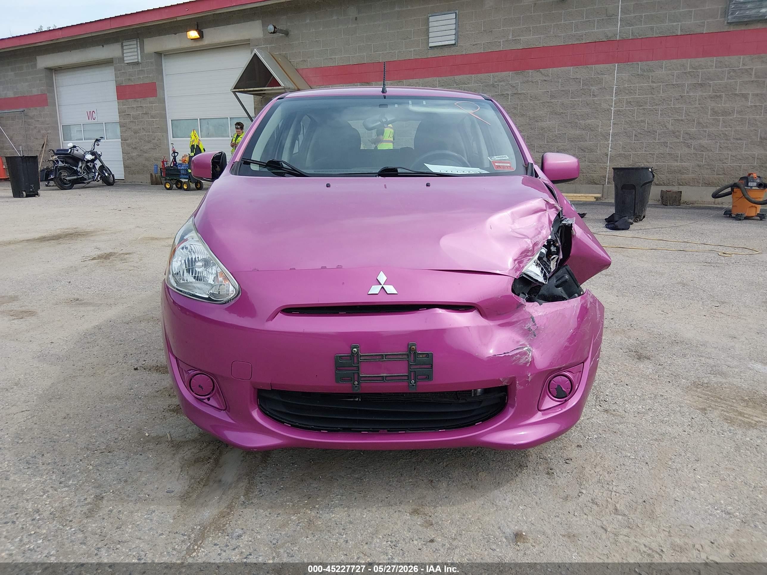 2014 Mitsubishi Mirage De Pink vin: ML32A3HJ9EH017914