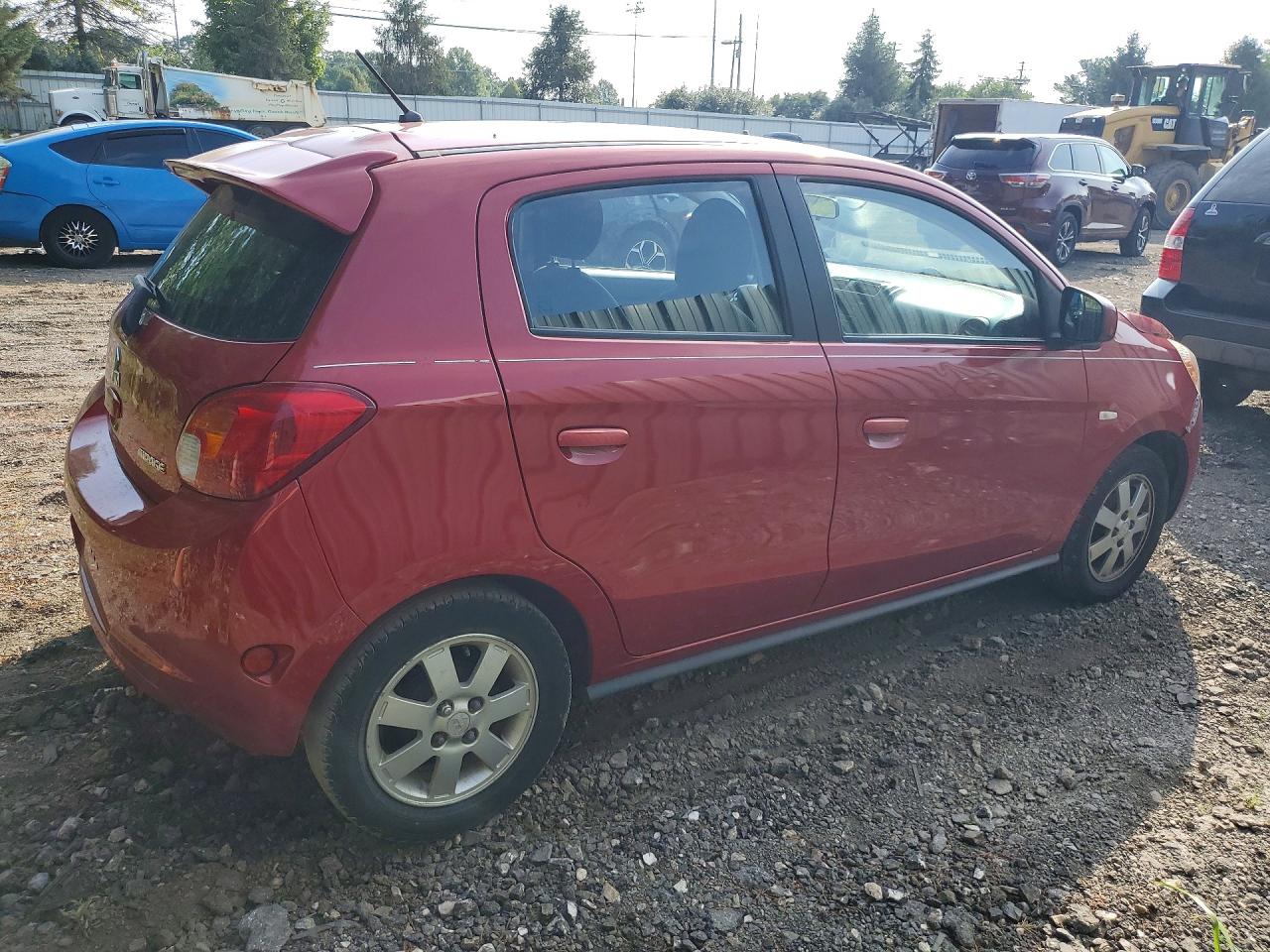 2015 Mitsubishi Mirage De Red vin: ML32A3HJ9FH012620