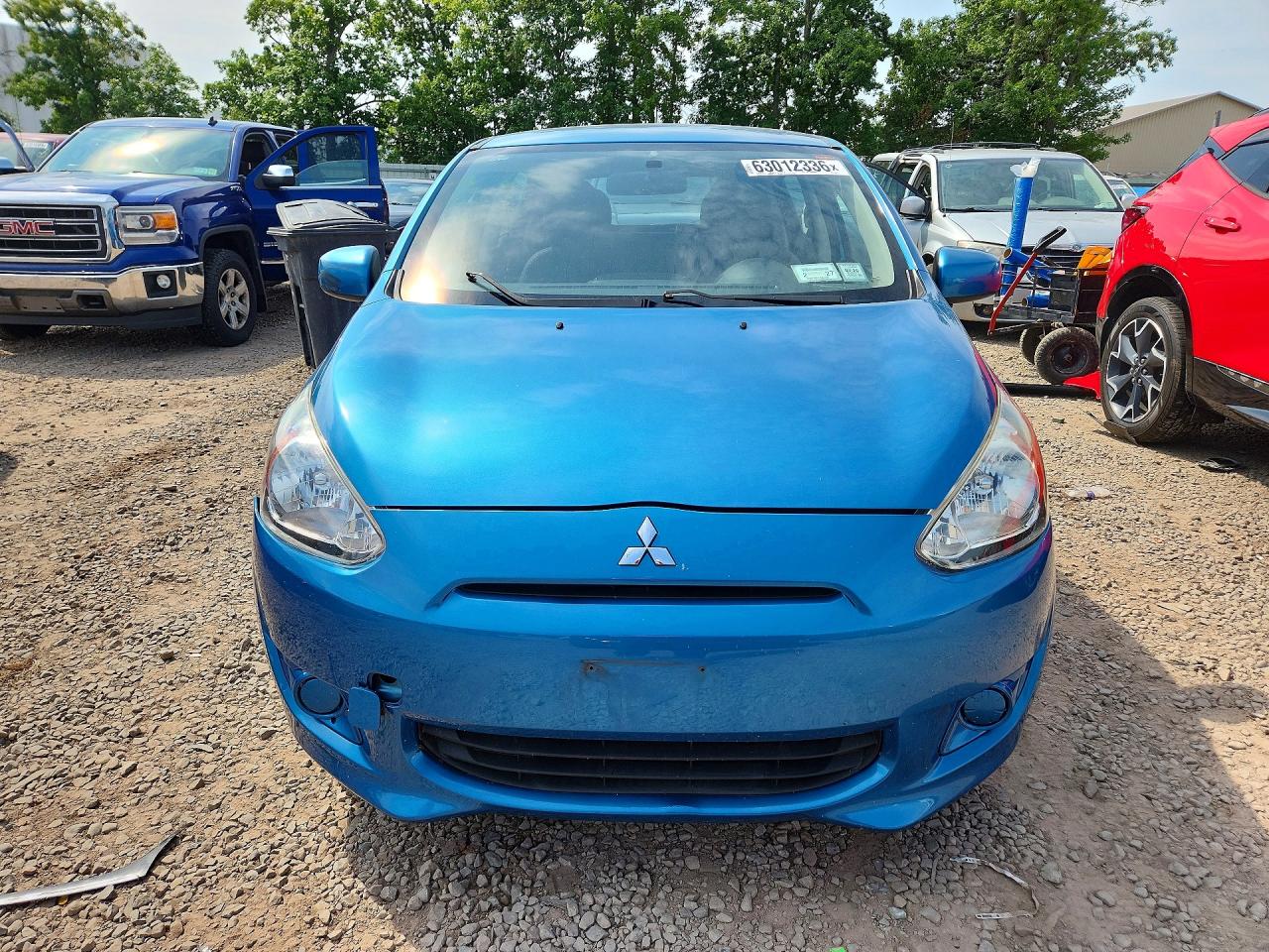 2015 Mitsubishi Mirage De Blue vin: ML32A3HJ9FH012777