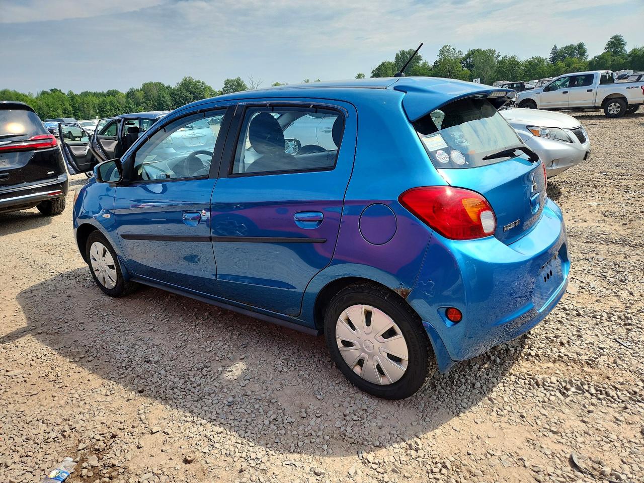 2015 Mitsubishi Mirage De Blue vin: ML32A3HJ9FH012777