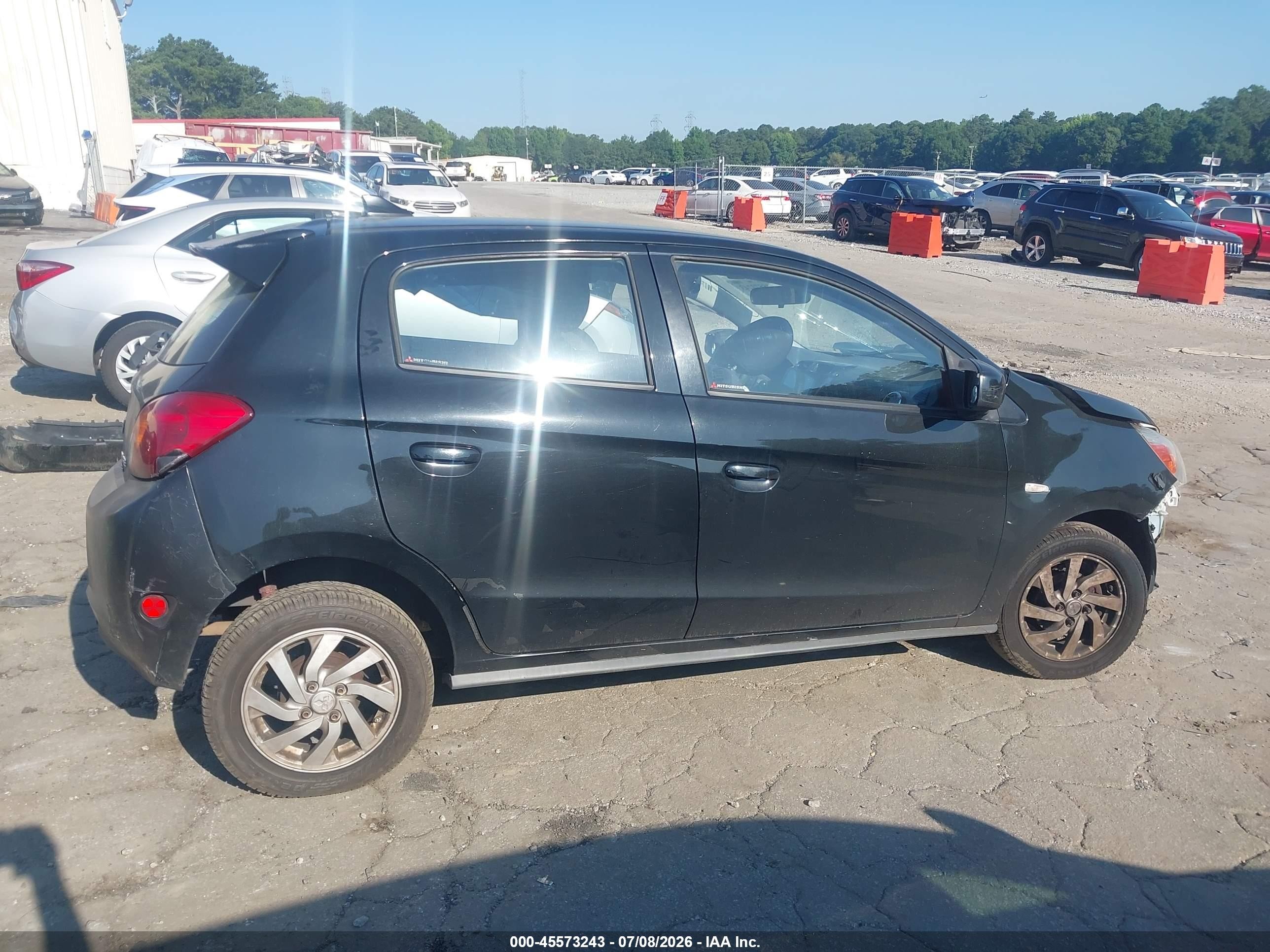 2015 Mitsubishi Mirage De Синий vin: ML32A3HJ9FH033340