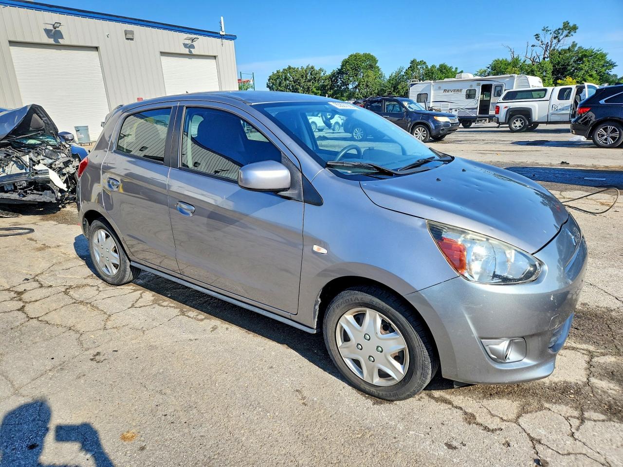 2015 Mitsubishi Mirage De Silver vin: ML32A3HJ9FH035265