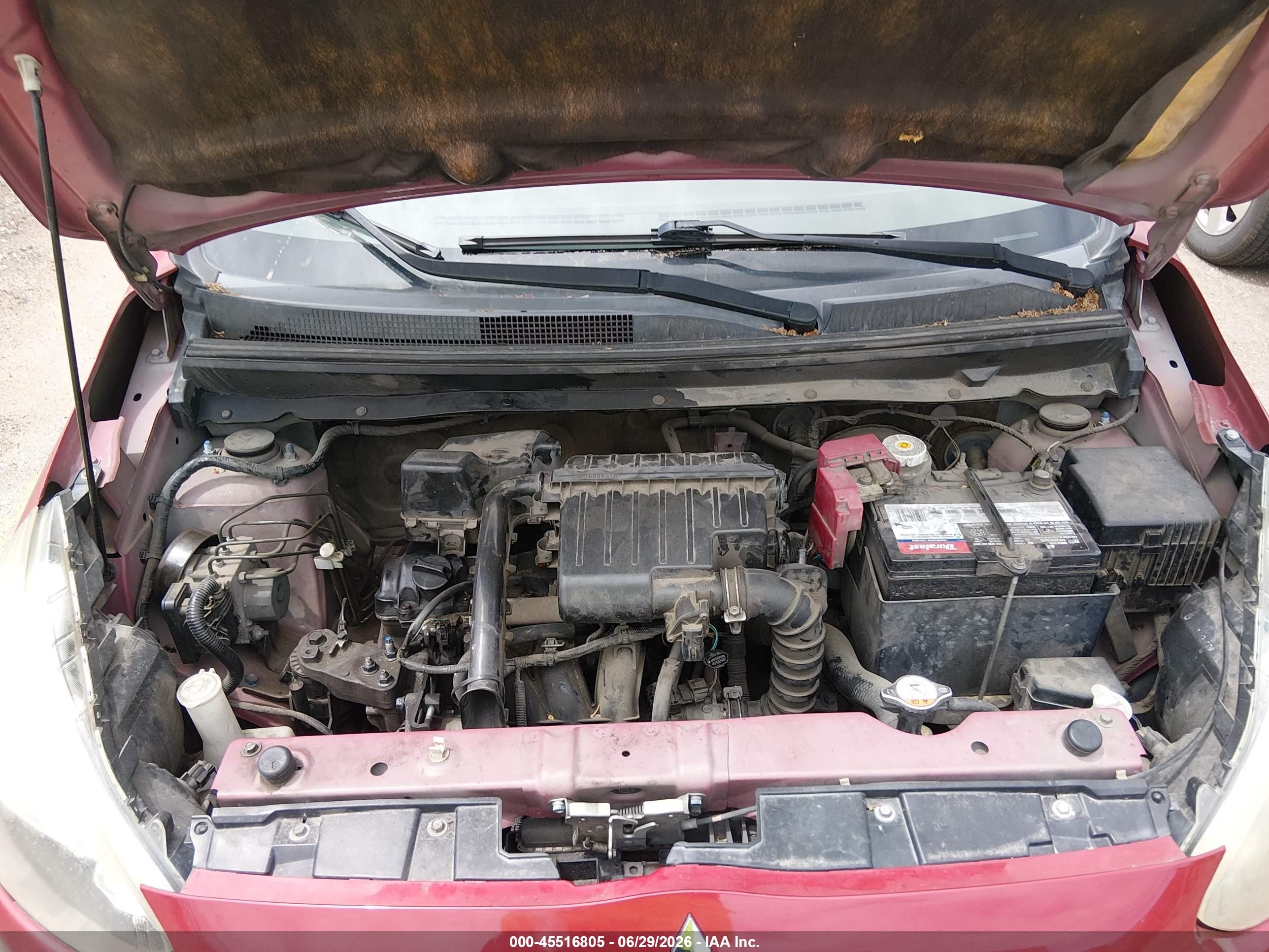 2015 Mitsubishi Mirage De Red vin: ML32A3HJ9FH046086