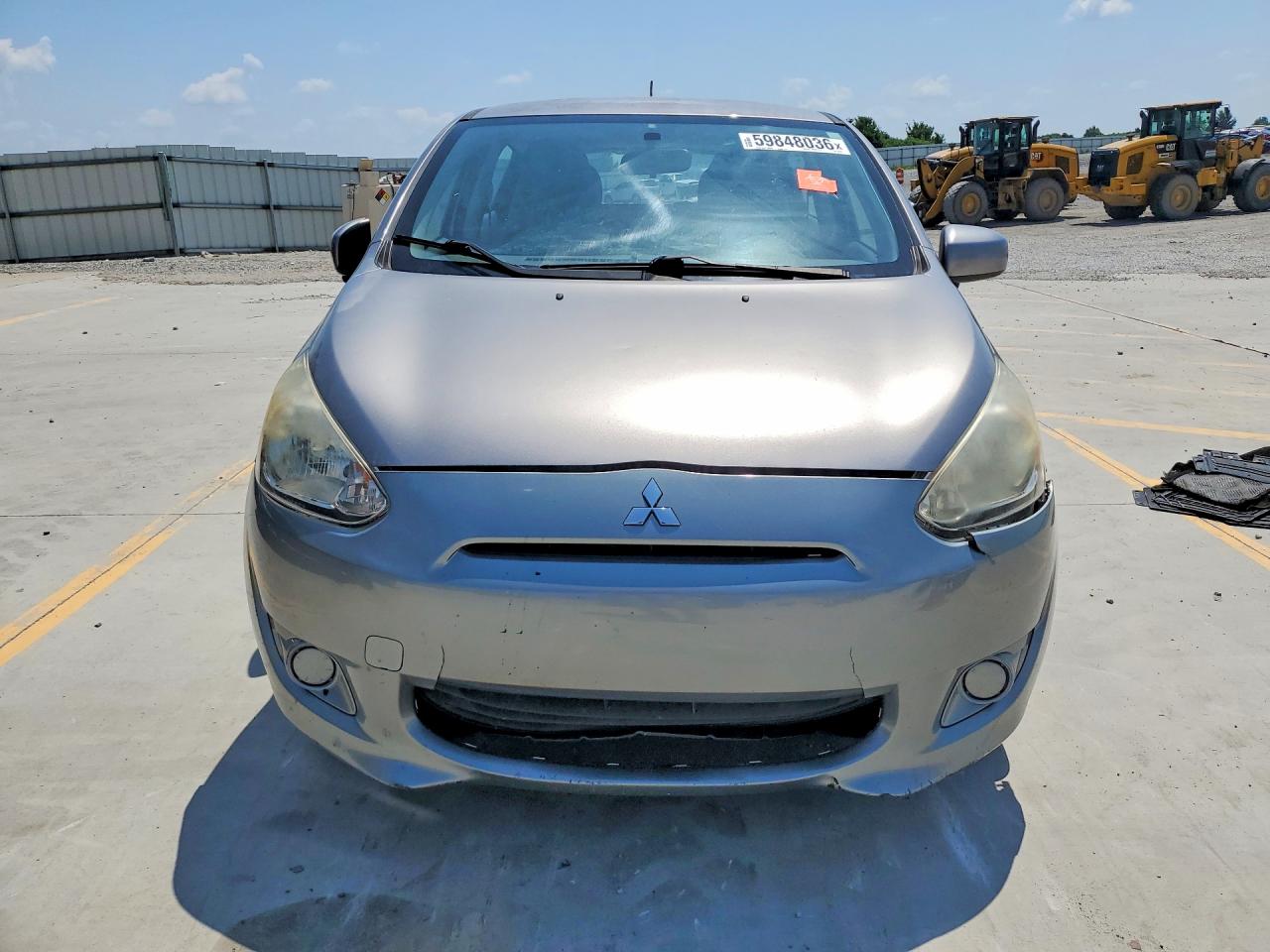 2015 Mitsubishi Mirage De Gray vin: ML32A3HJ9FH055256