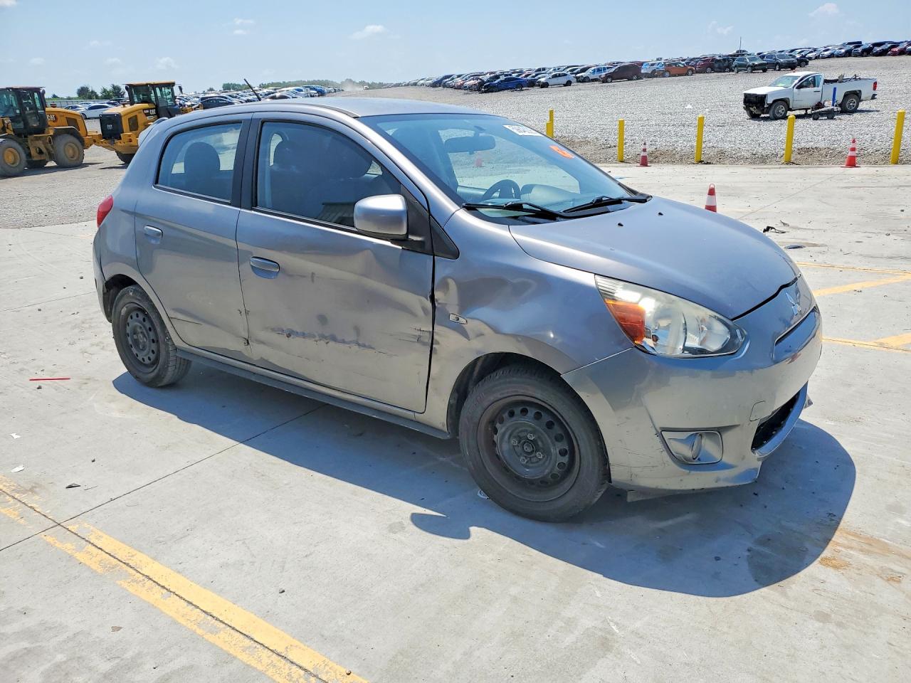 2015 Mitsubishi Mirage De Gray vin: ML32A3HJ9FH055256