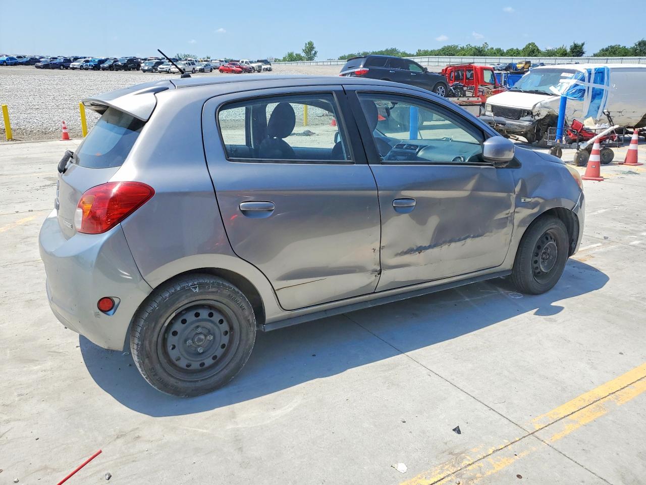 2015 Mitsubishi Mirage De Gray vin: ML32A3HJ9FH055256