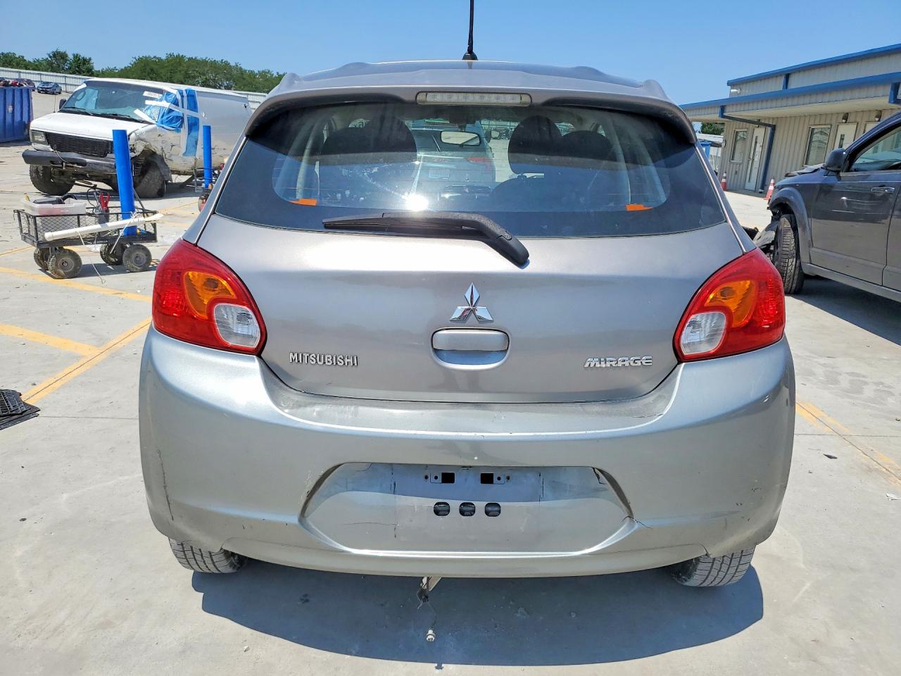 2015 Mitsubishi Mirage De Gray vin: ML32A3HJ9FH055256