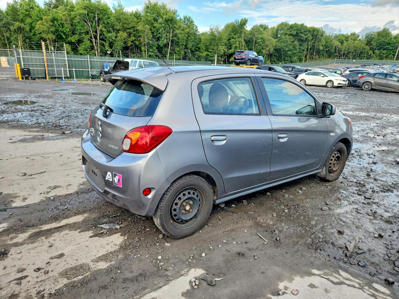 2015 Mitsubishi Mirage De Silver vin: ML32A3HJ9FH055290