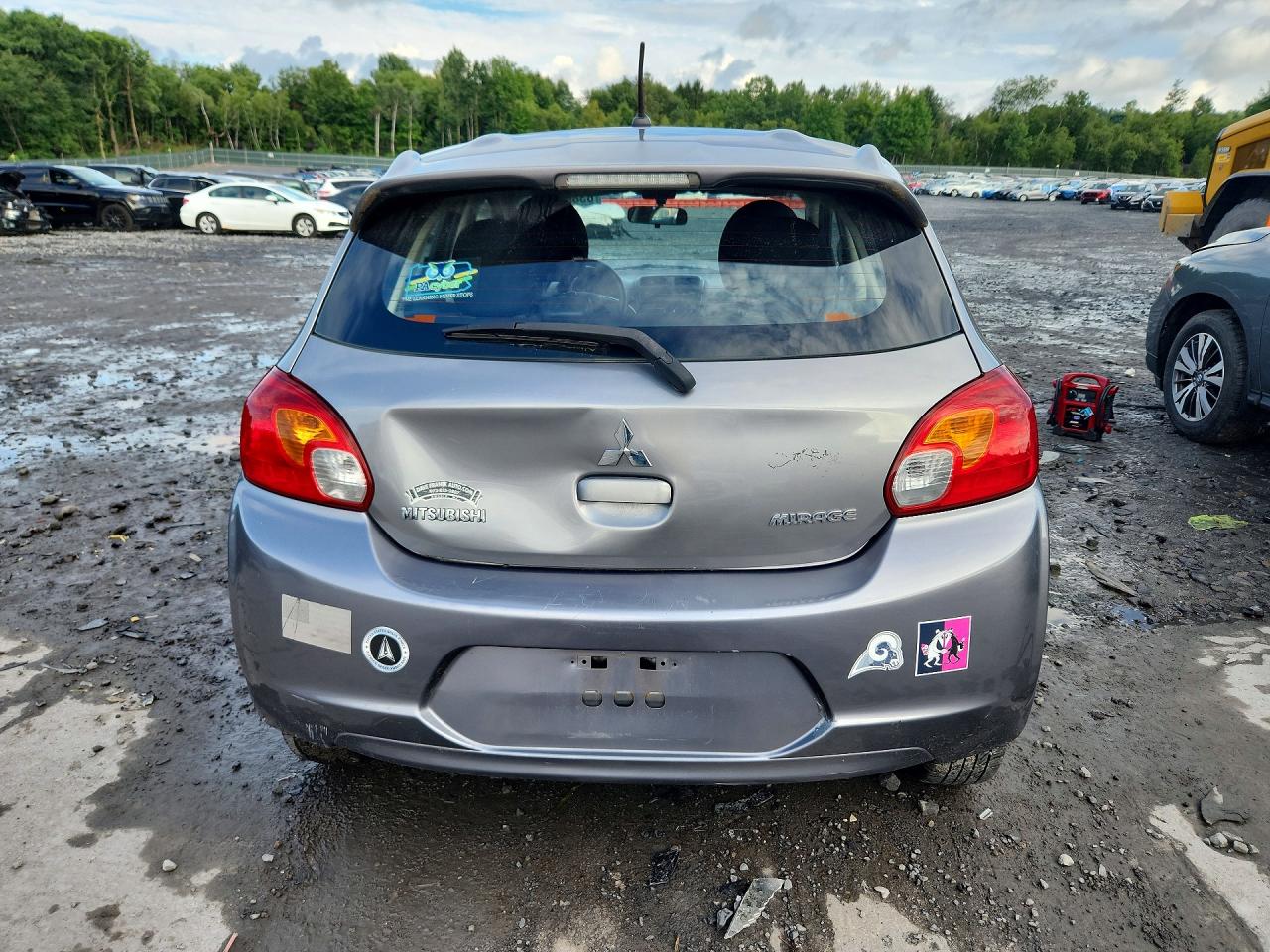 2015 Mitsubishi Mirage De Silver vin: ML32A3HJ9FH055290