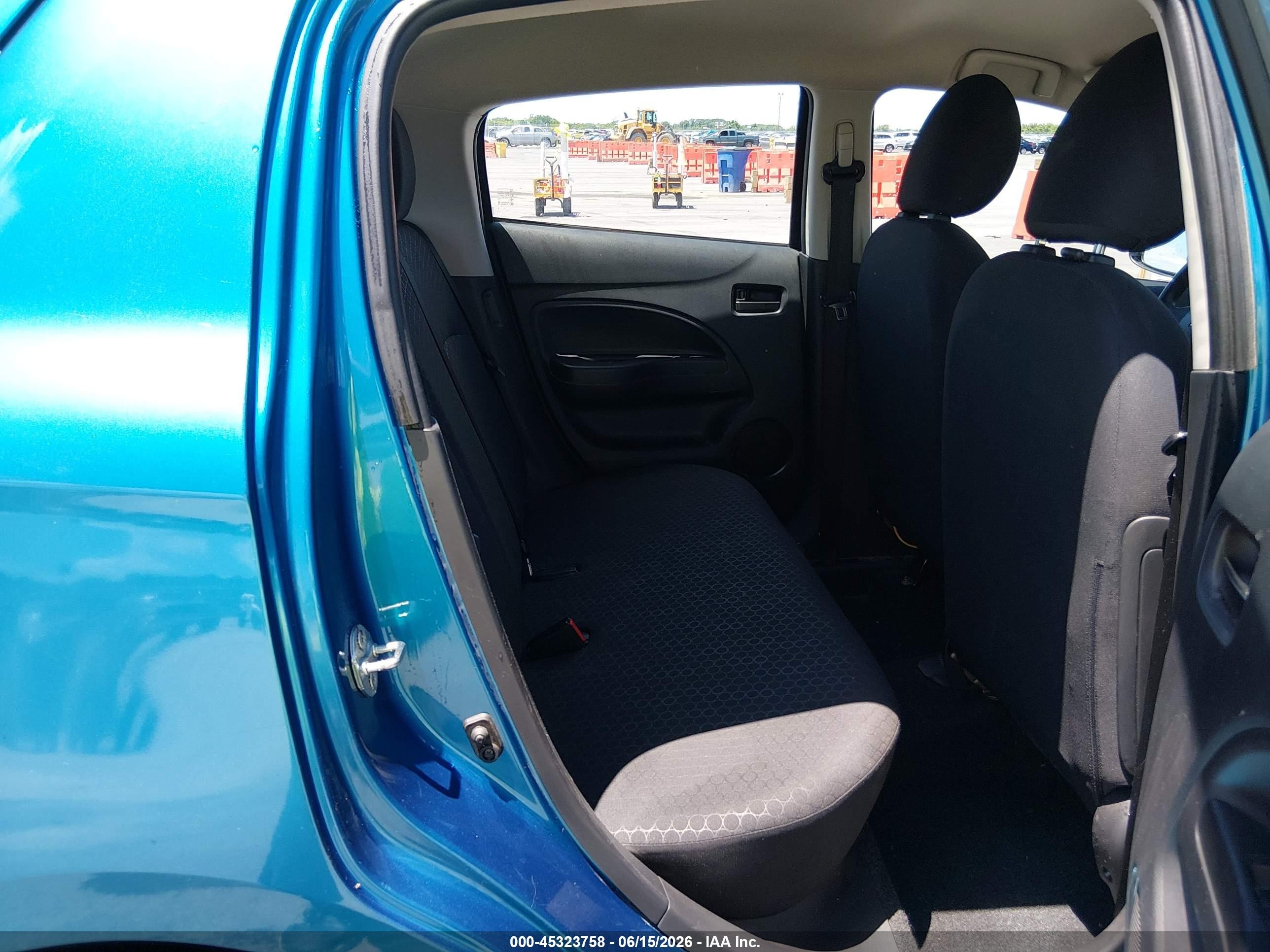 2015 Mitsubishi Mirage De Синий vin: ML32A3HJ9FH058254