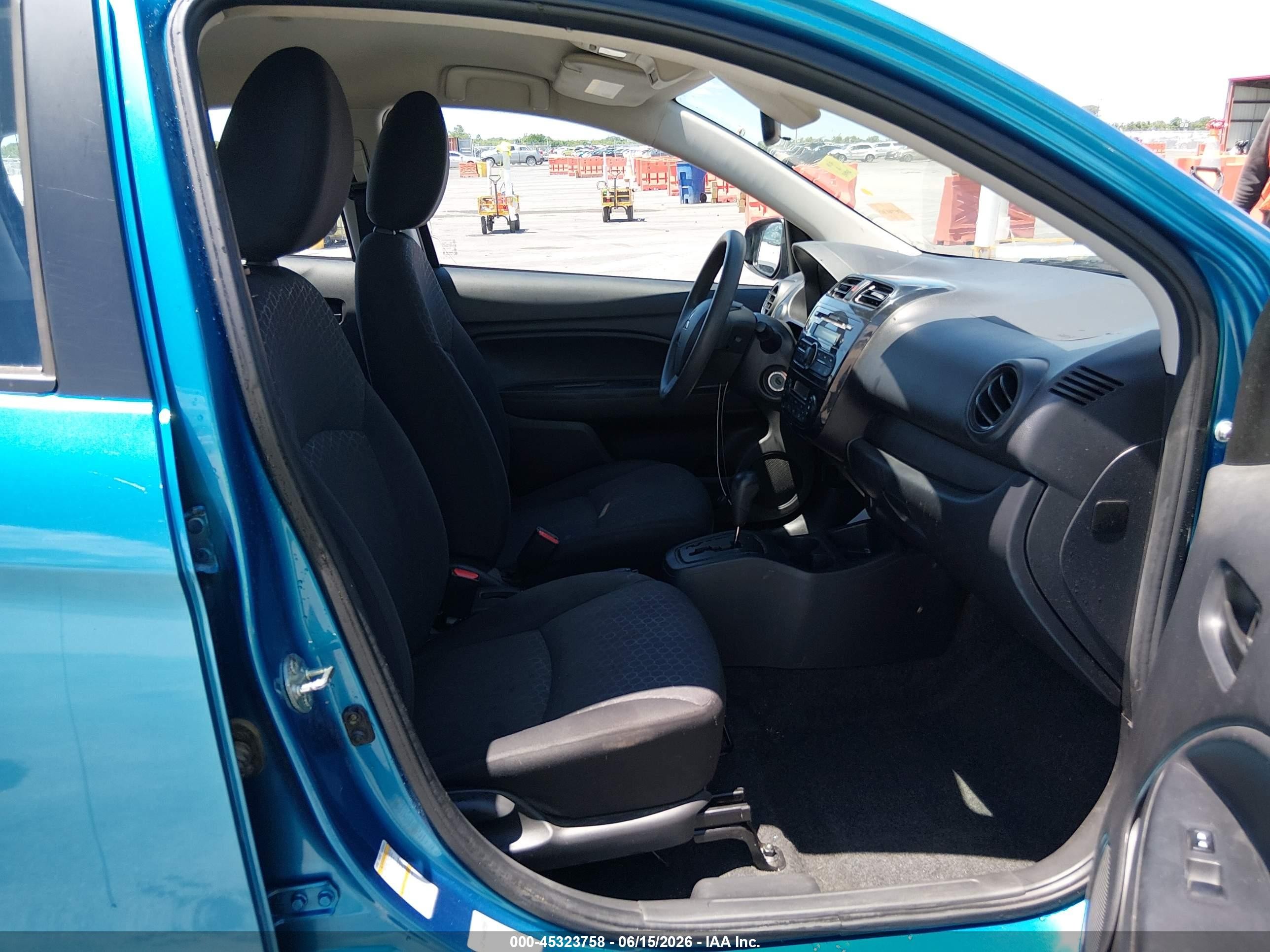 2015 Mitsubishi Mirage De Синий vin: ML32A3HJ9FH058254