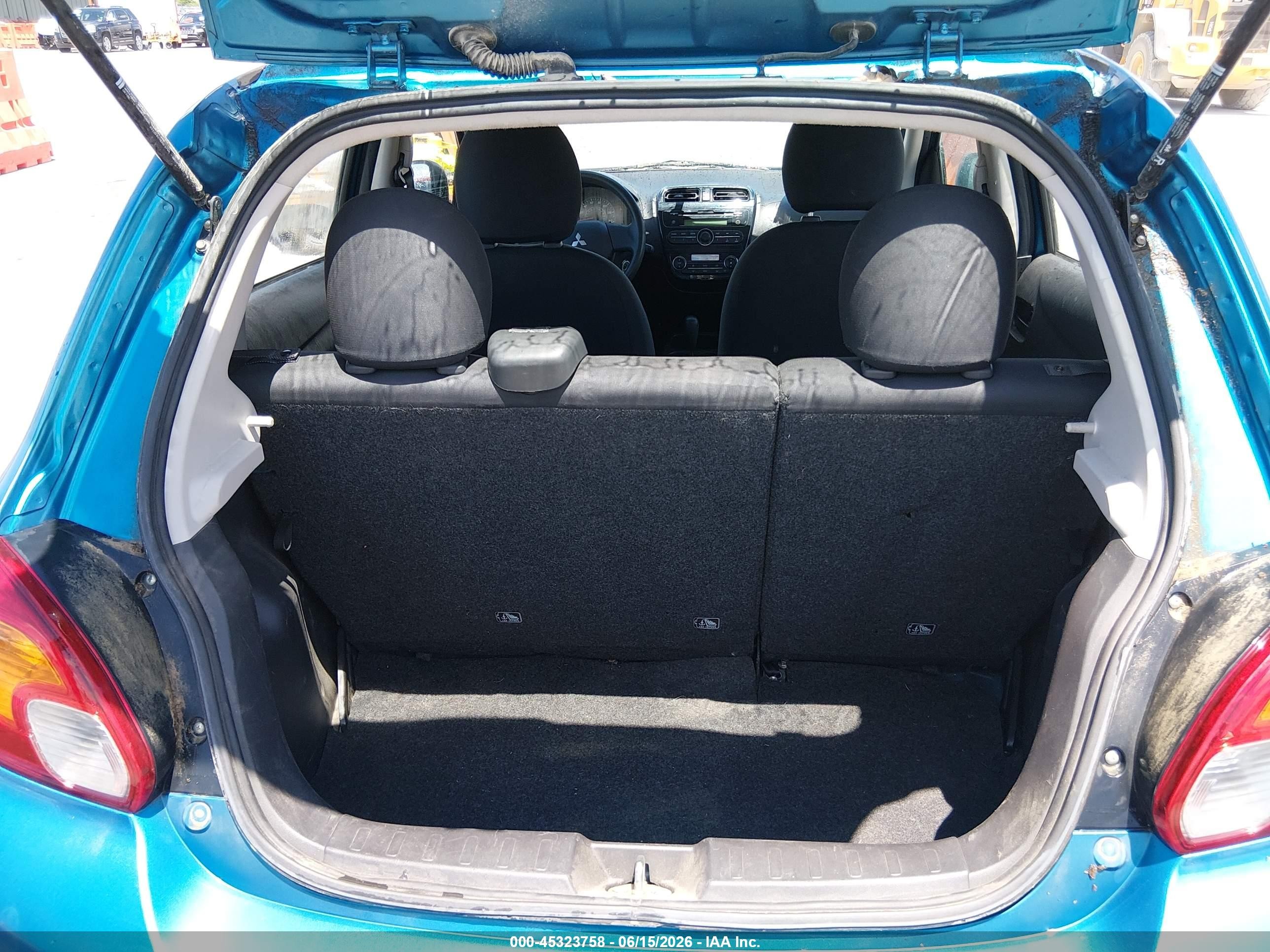2015 Mitsubishi Mirage De Синий vin: ML32A3HJ9FH058254