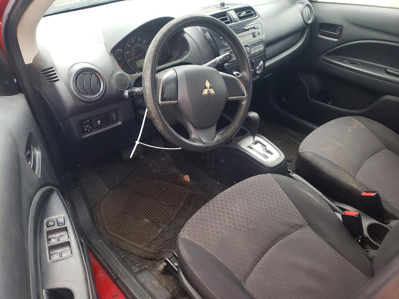 2017 Mitsubishi Mirage Es Red vin: ML32A3HJ9HH012166