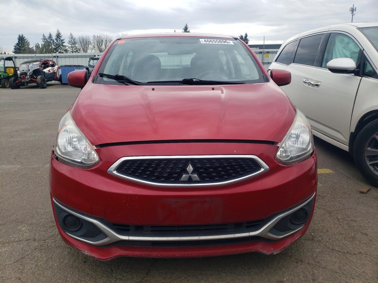 2017 Mitsubishi Mirage Es Red vin: ML32A3HJ9HH012166
