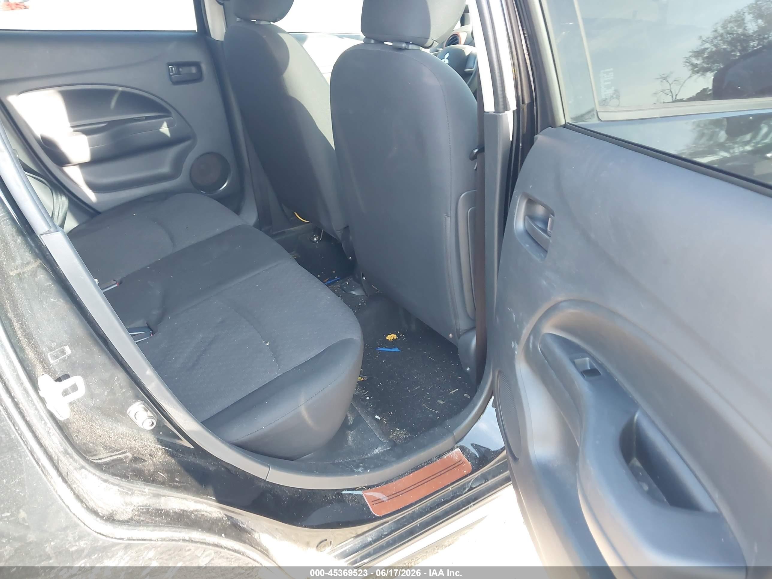 2018 Mitsubishi Mirage Es Black vin: ML32A3HJ9JH006860
