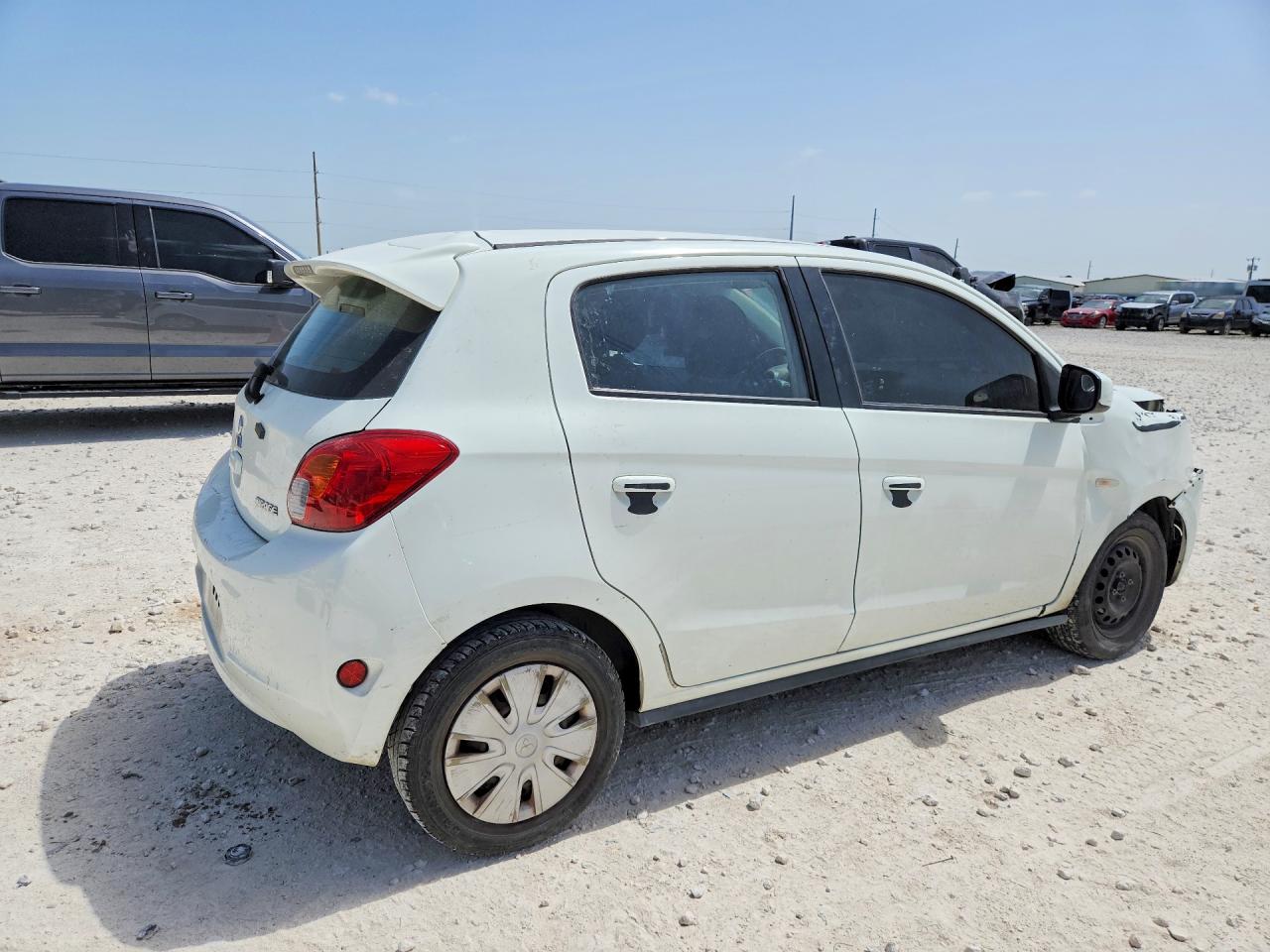 2014 Mitsubishi Mirage White vin: ML32A3HJXEH016514