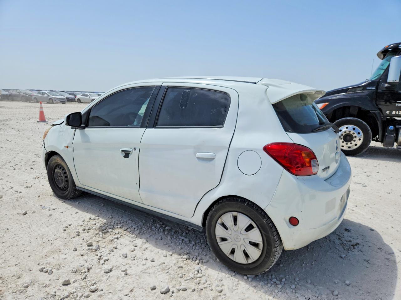 2014 Mitsubishi Mirage White vin: ML32A3HJXEH016514