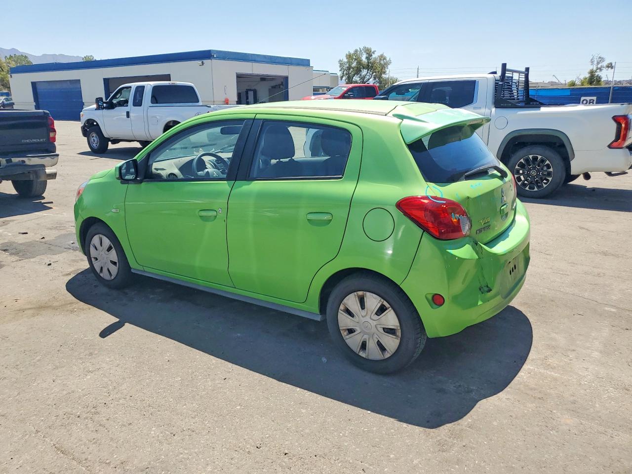 2014 Mitsubishi Mirage De Green vin: ML32A3HJXEH021485