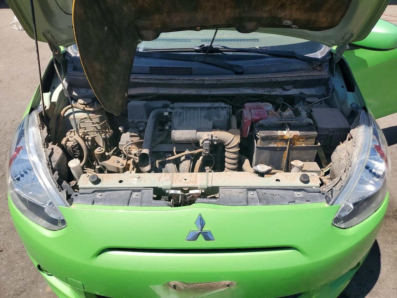 2014 Mitsubishi Mirage De Green vin: ML32A3HJXEH021485