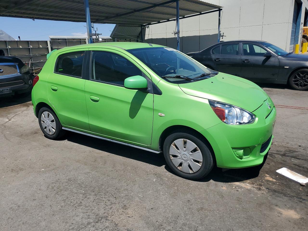 2014 Mitsubishi Mirage De Green vin: ML32A3HJXEH021485