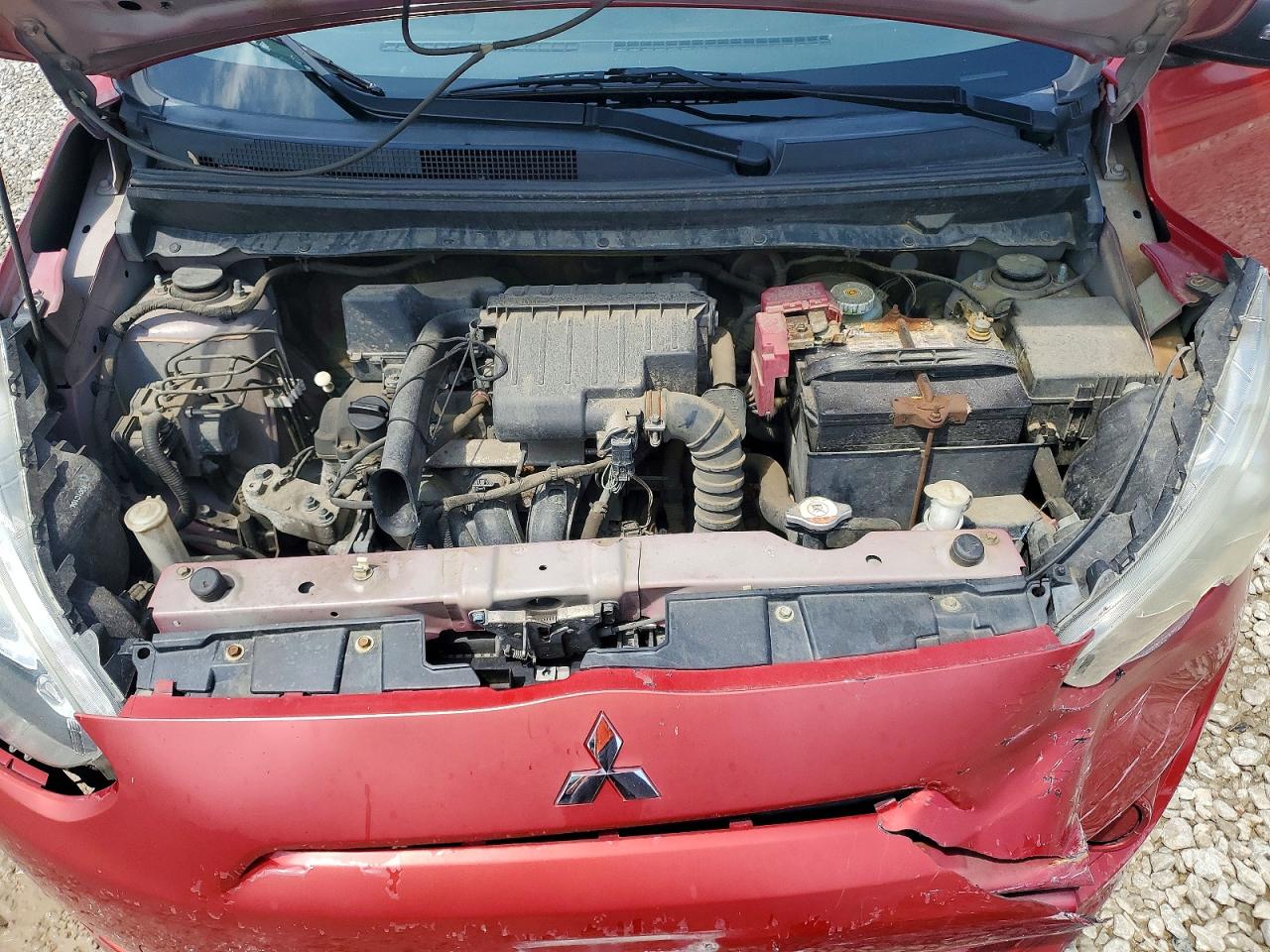 2015 Mitsubishi Mirage De Red vin: ML32A3HJXFH037266