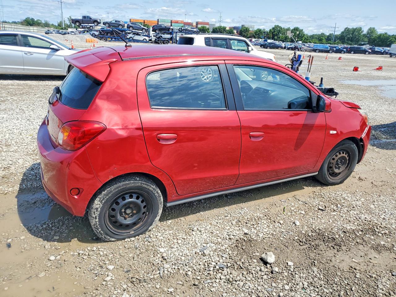 2015 Mitsubishi Mirage De Red vin: ML32A3HJXFH037266