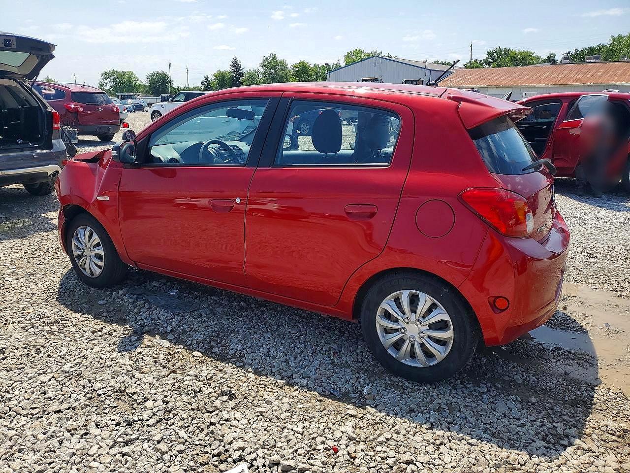 2015 Mitsubishi Mirage De Red vin: ML32A3HJXFH037266