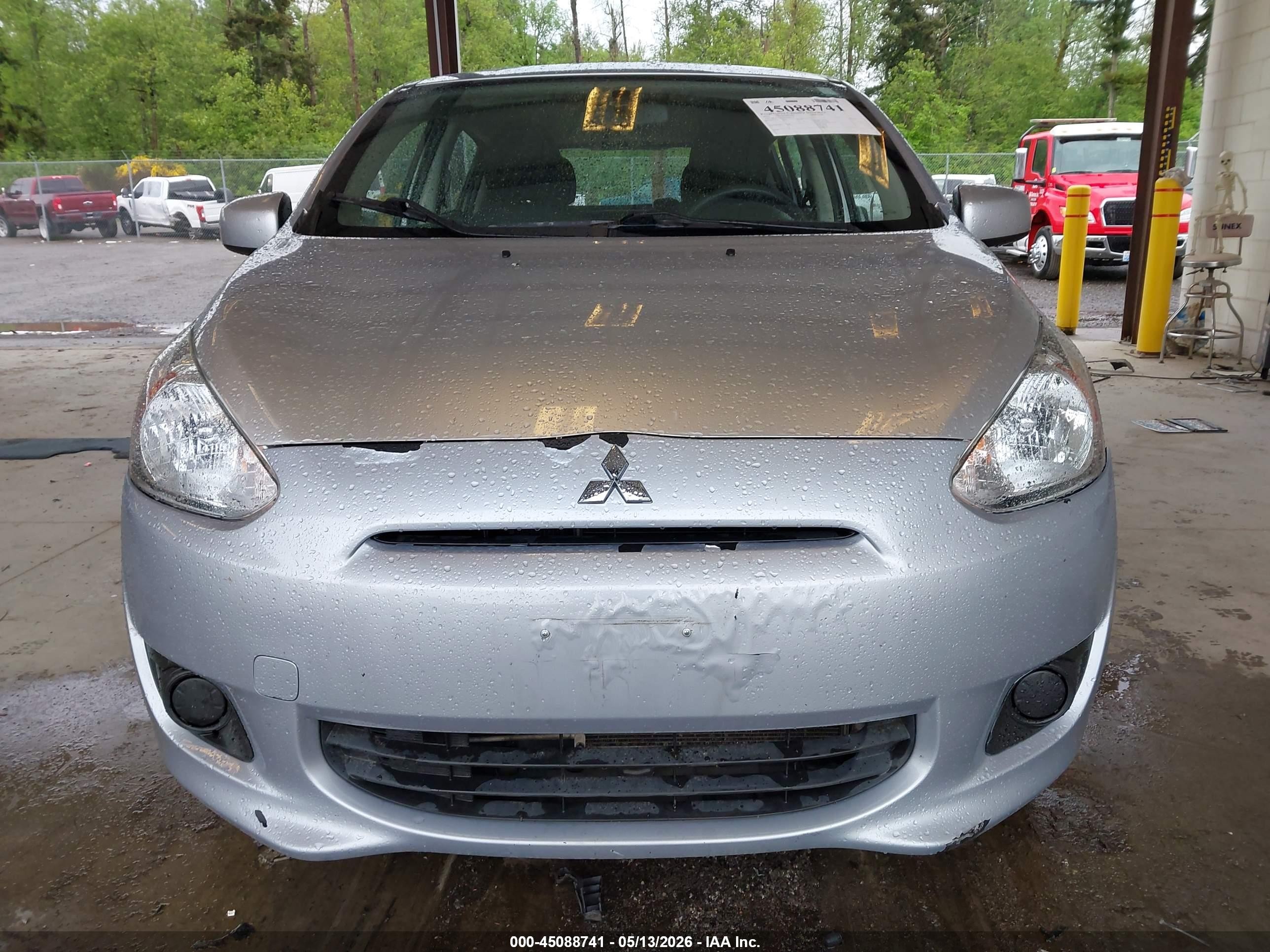 2015 Mitsubishi Mirage De Silver vin: ML32A3HJXFH040121