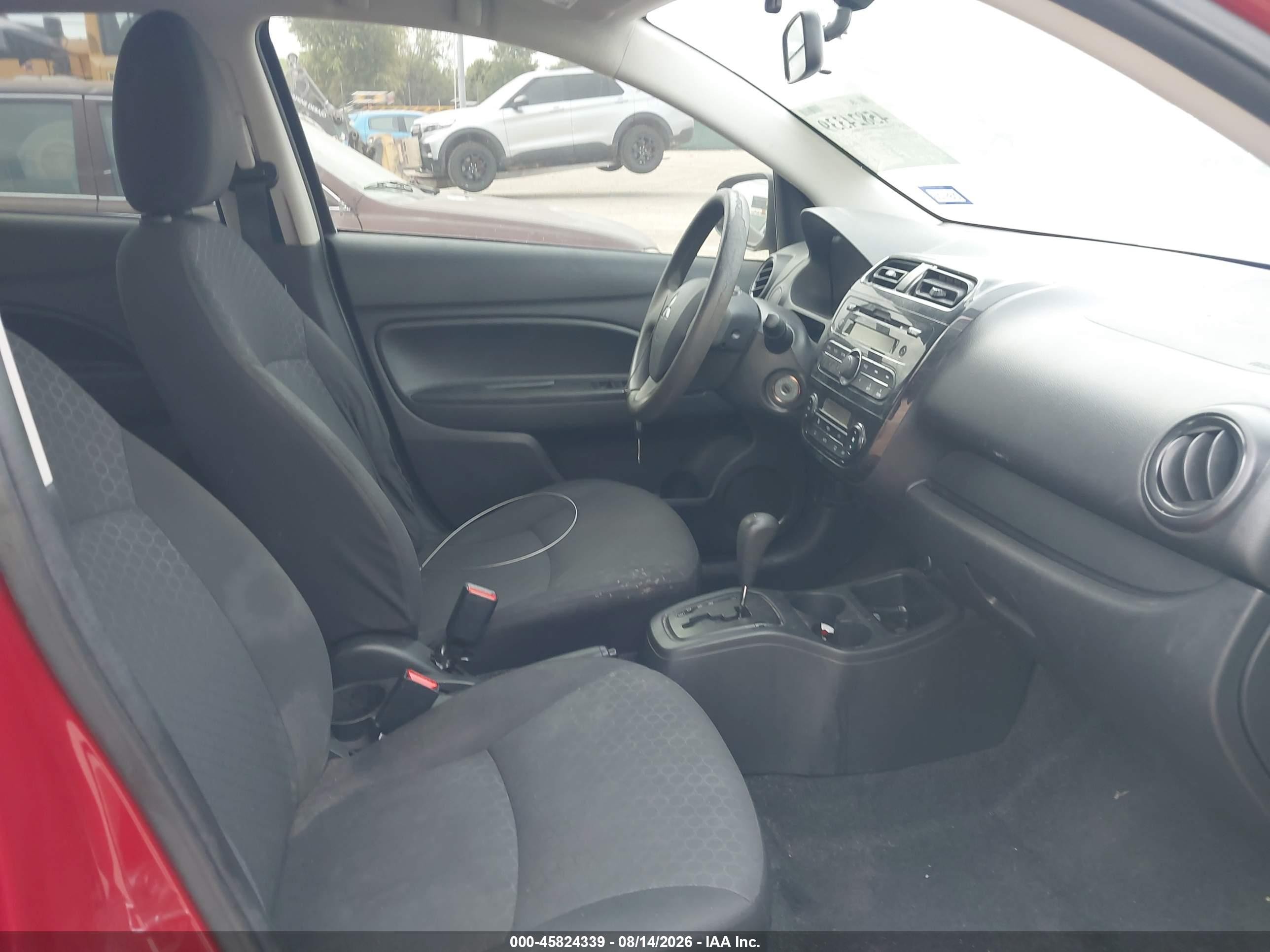 2015 Mitsubishi Mirage De Red vin: ML32A3HJXFH041379