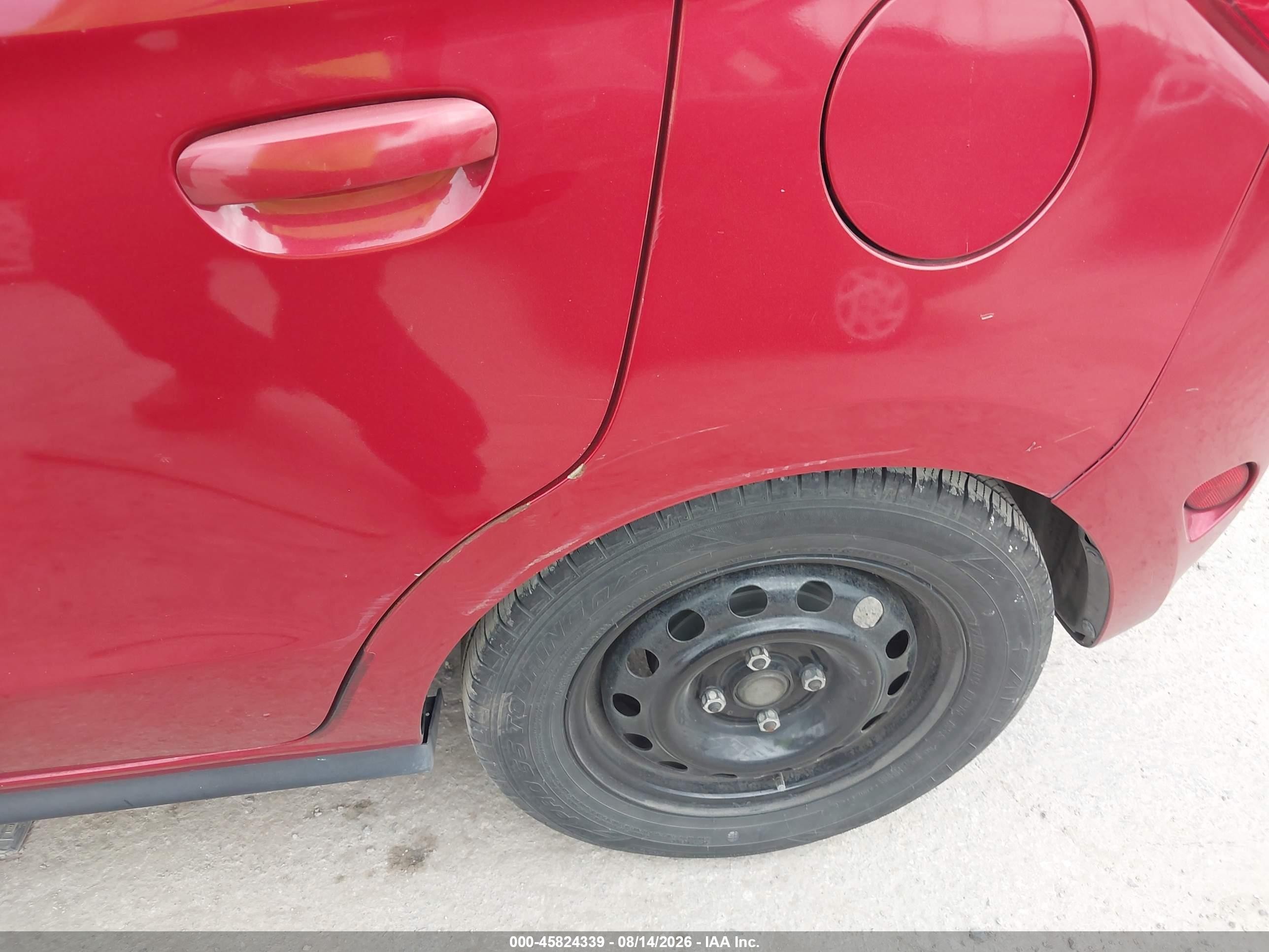 2015 Mitsubishi Mirage De Red vin: ML32A3HJXFH041379