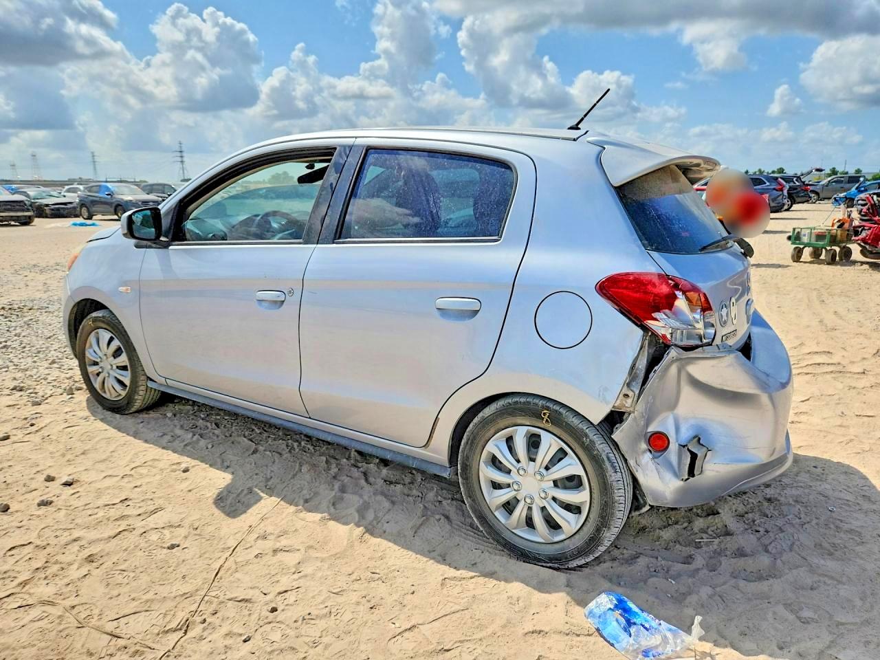 2015 Mitsubishi Mirage De Silver vin: ML32A3HJXFH056187