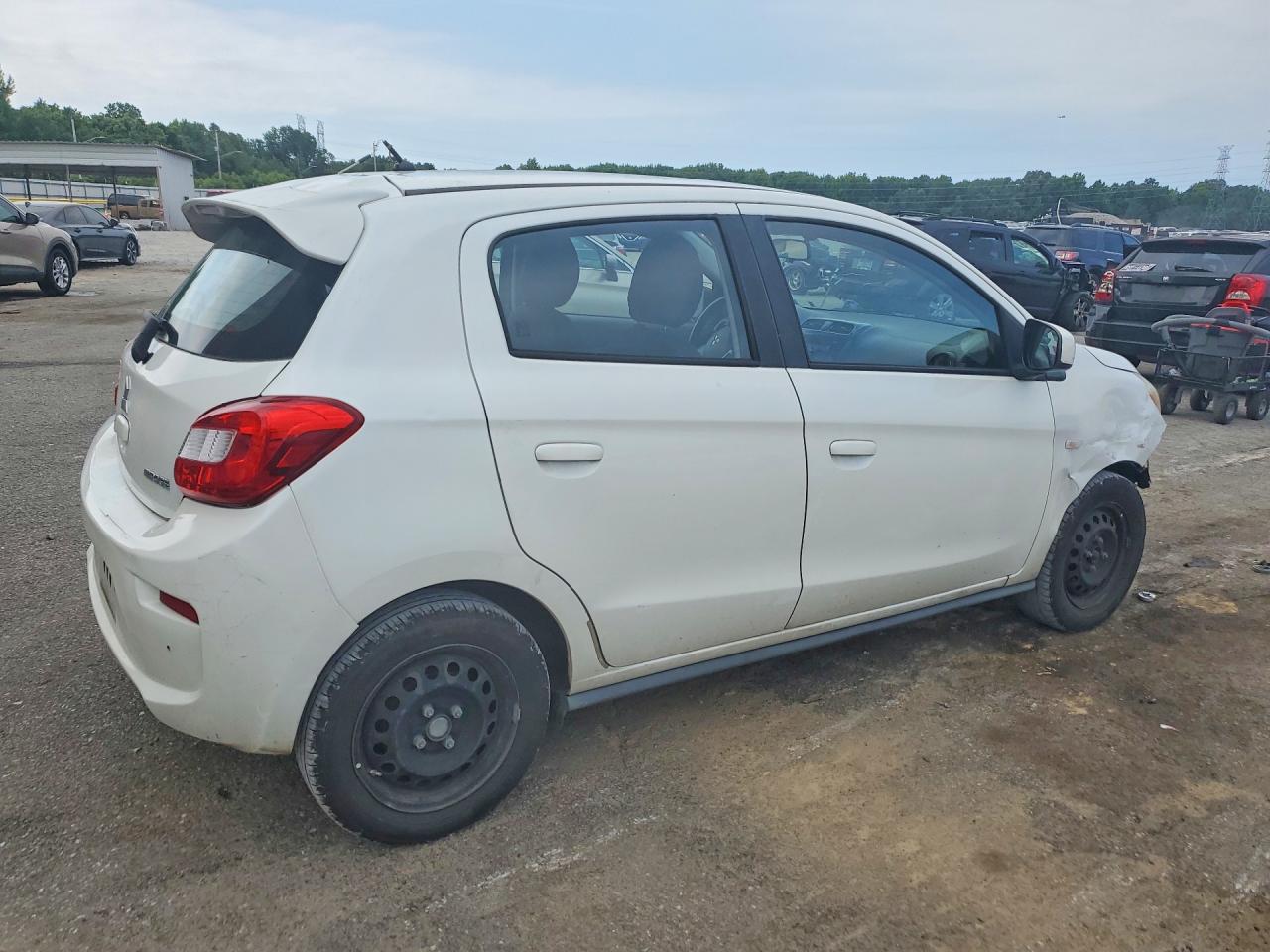 2017 Mitsubishi Mirage Es White vin: ML32A3HJXHH006960