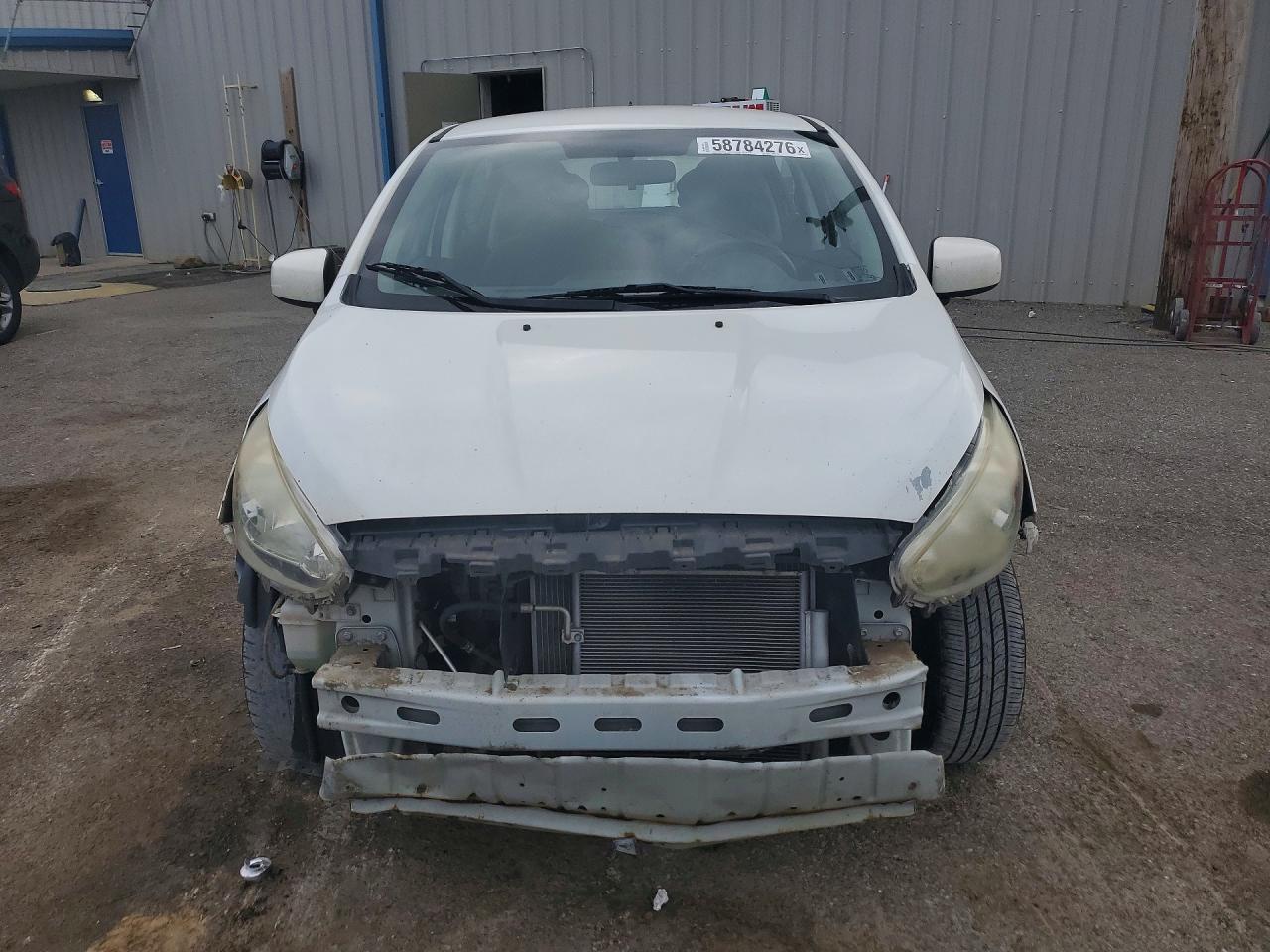 2017 Mitsubishi Mirage Es White vin: ML32A3HJXHH006960