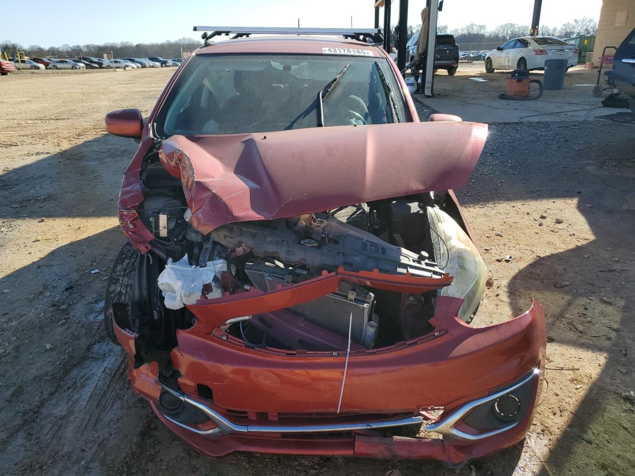 2019 Mitsubishi Mirage Es Red vin: ML32A3HJXKH000907