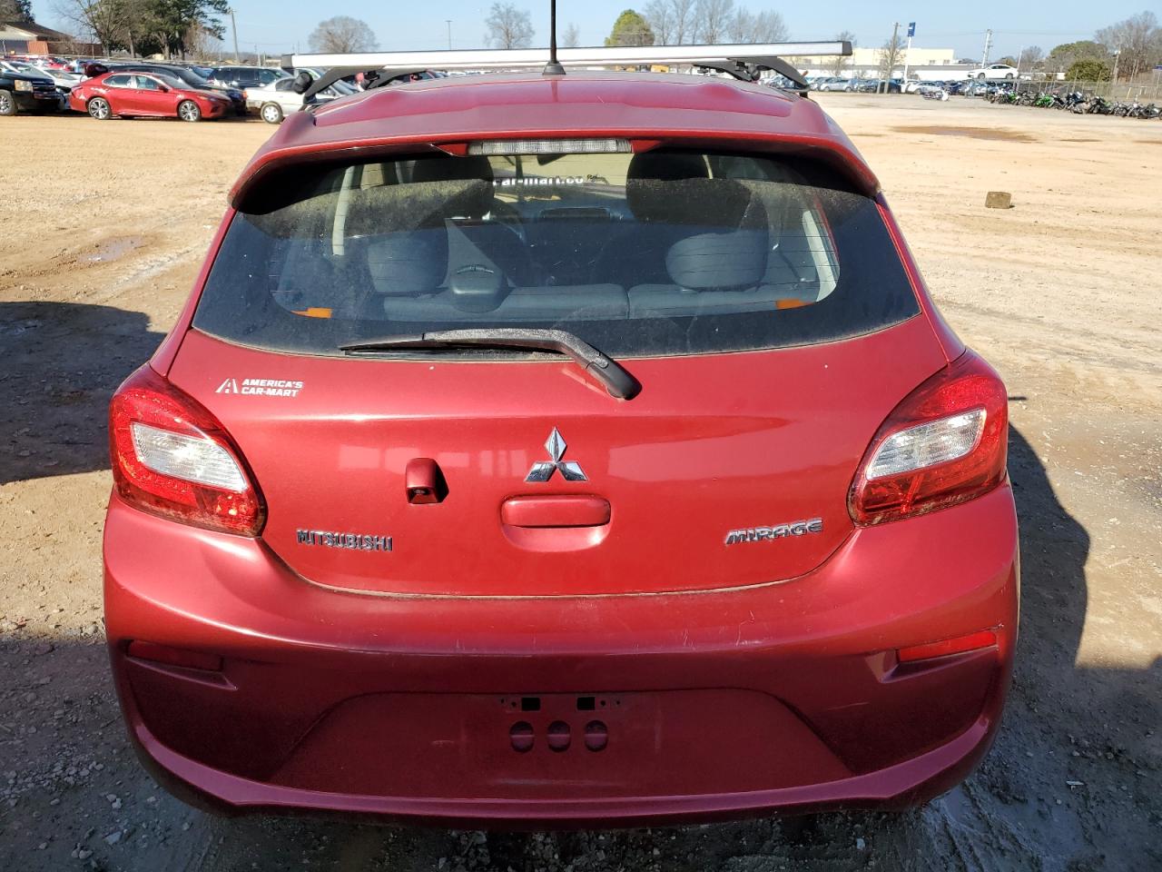 2019 Mitsubishi Mirage Es Red vin: ML32A3HJXKH000907