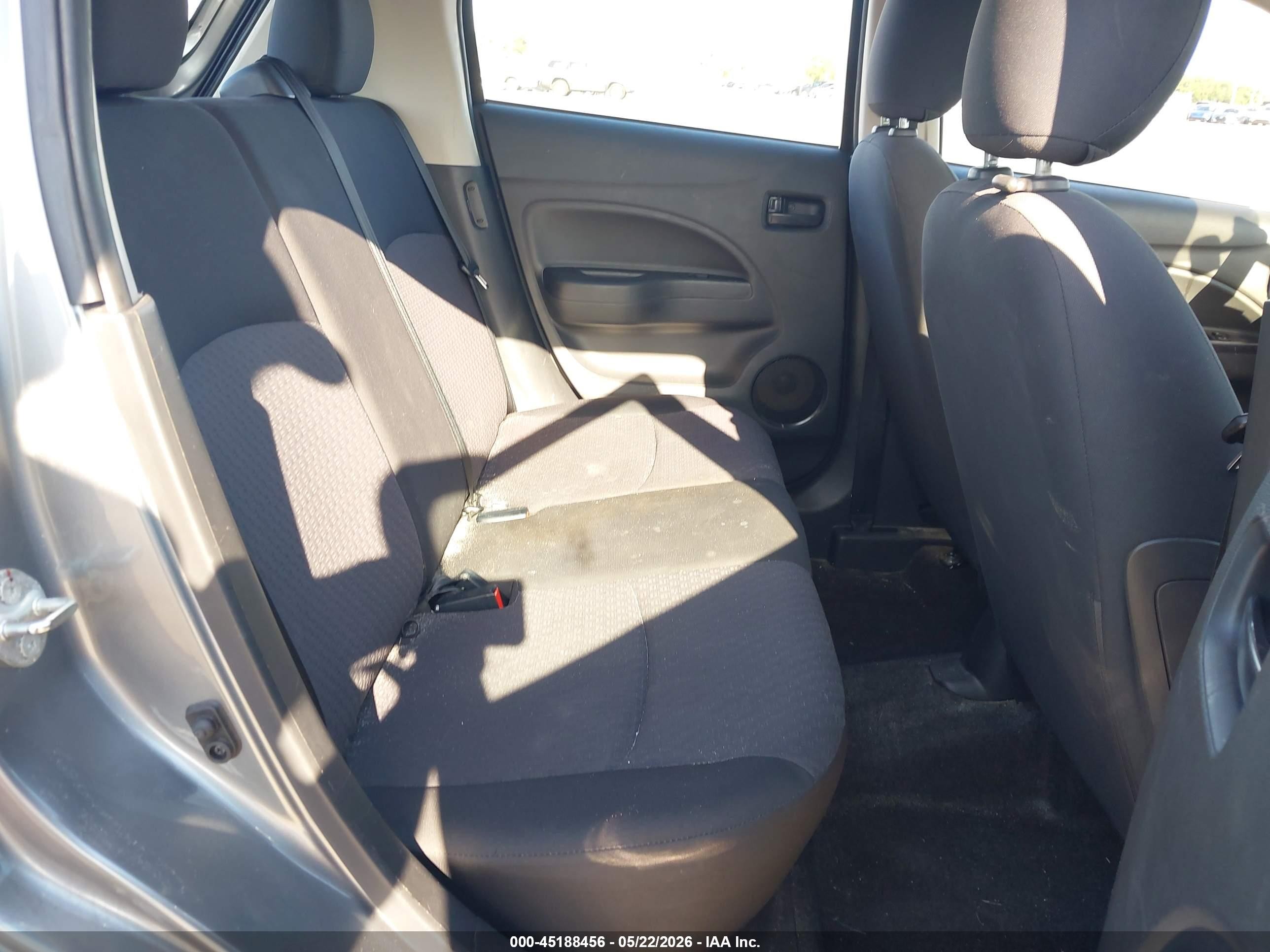 2019 Mitsubishi Mirage Es/rf Серый vin: ML32A3HJXKH013706