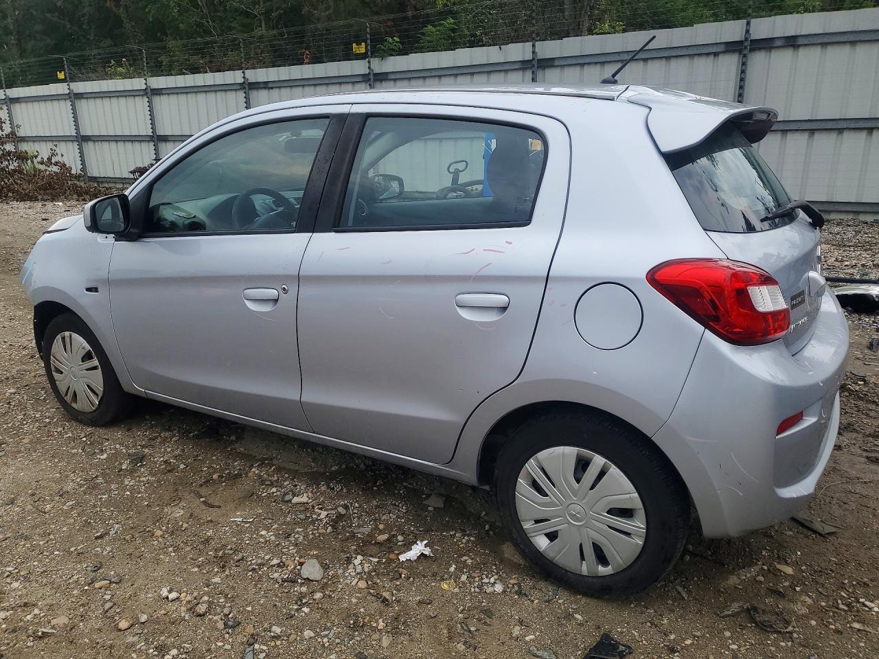 2020 Mitsubishi Mirage Es Silver vin: ML32A3HJXLH008829