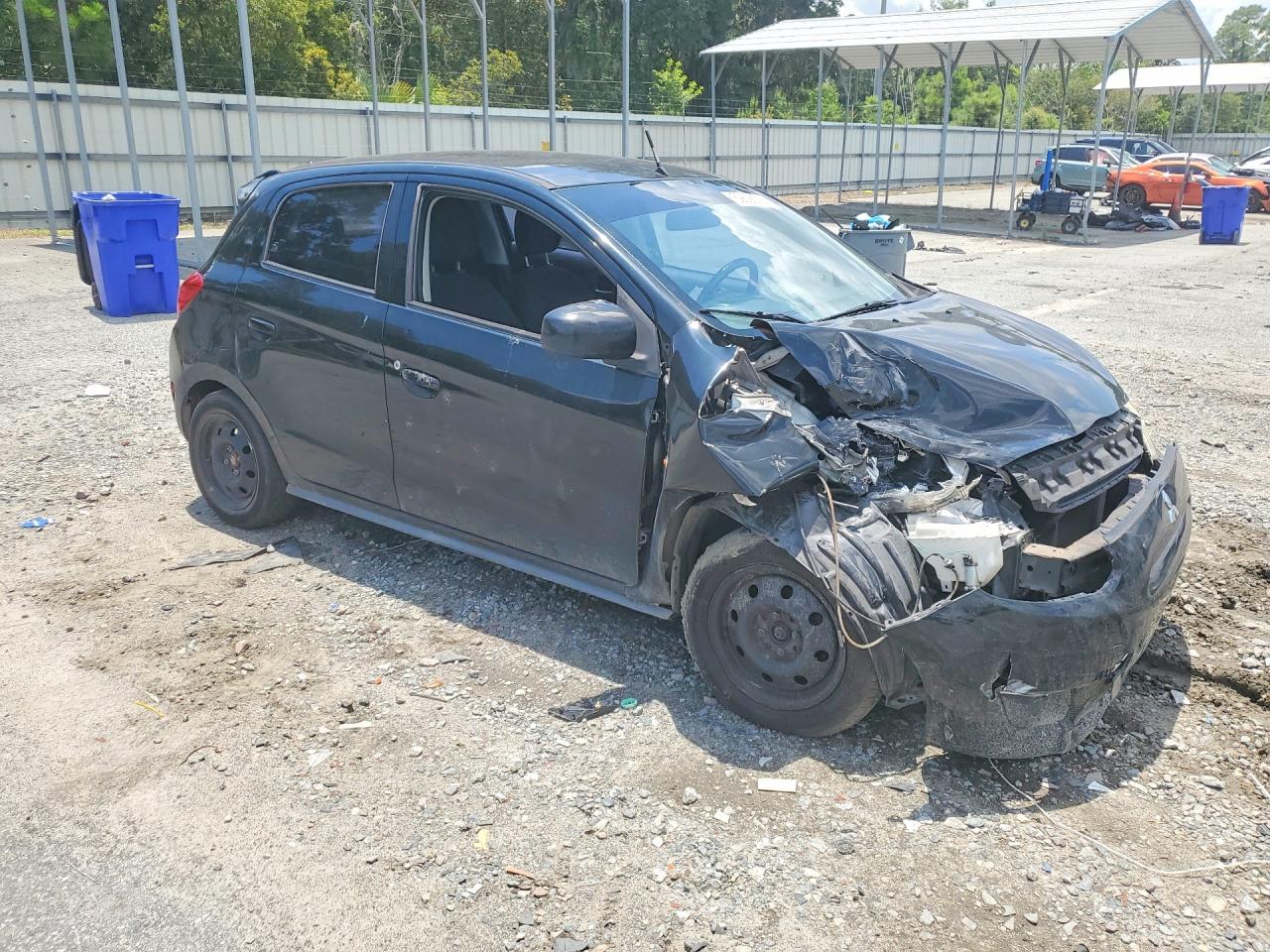 2014 Mitsubishi Mirage Es Black vin: ML32A4HJ0EH020741